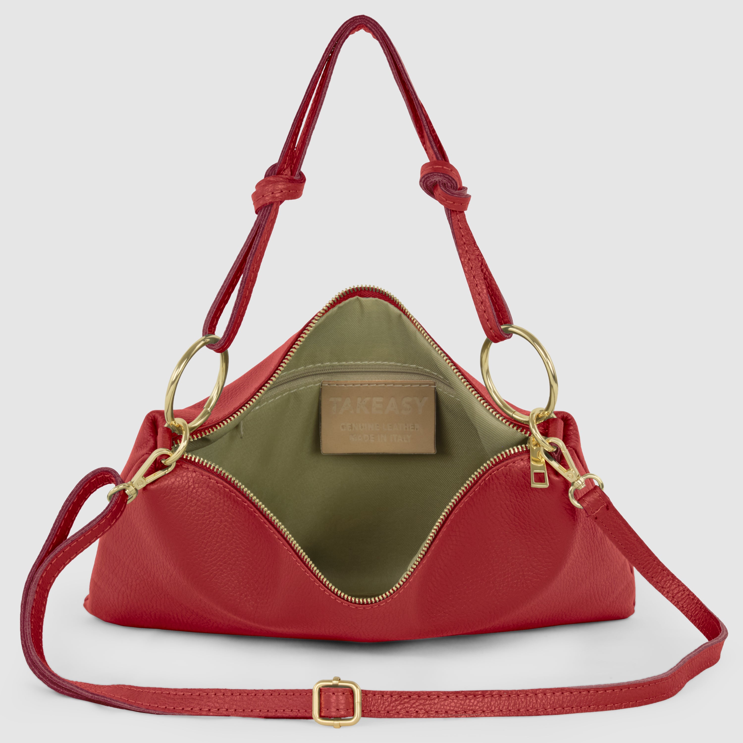 Livorno Italian Leather Shoulder Bag