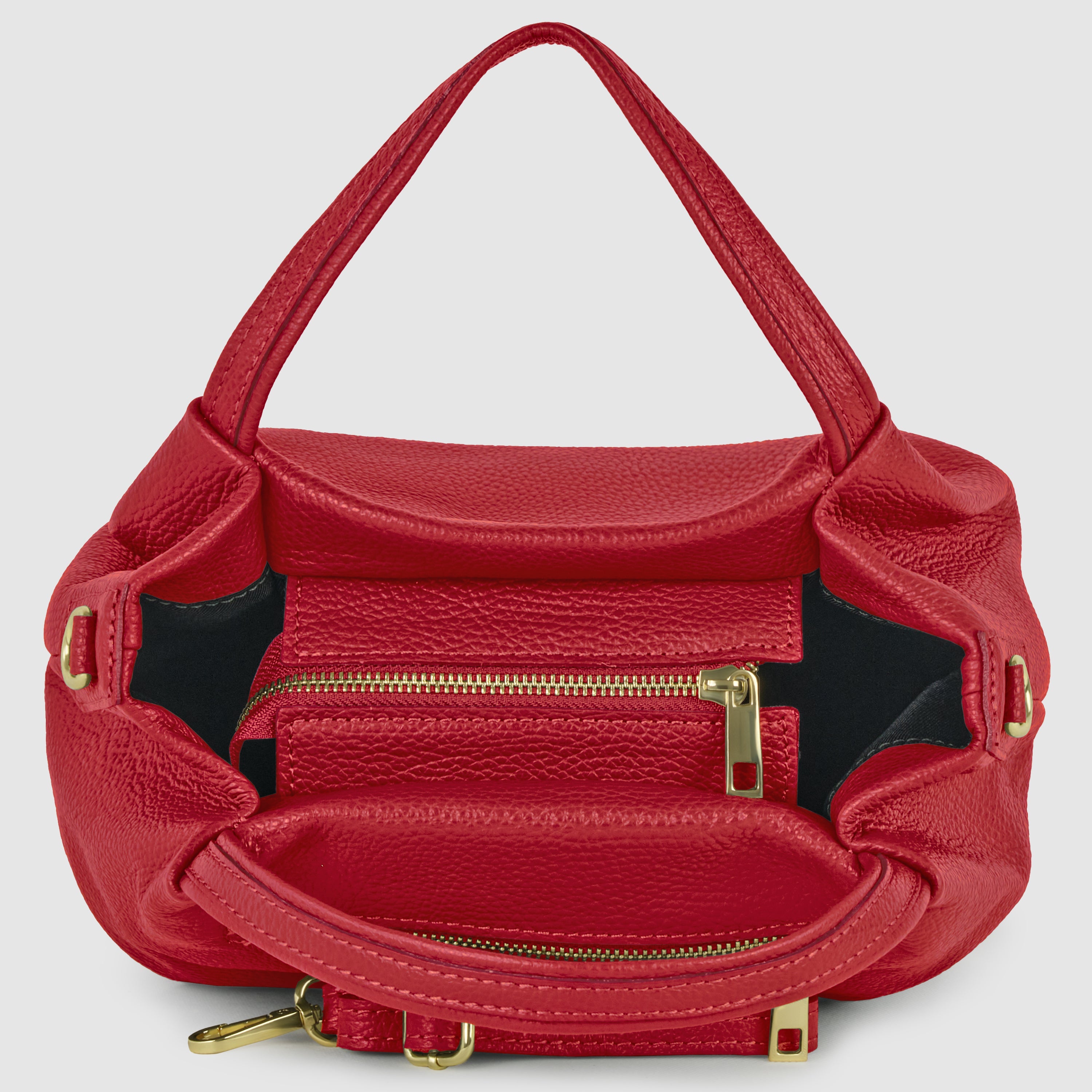 Lucca Italian Leather Top-Handle Bag