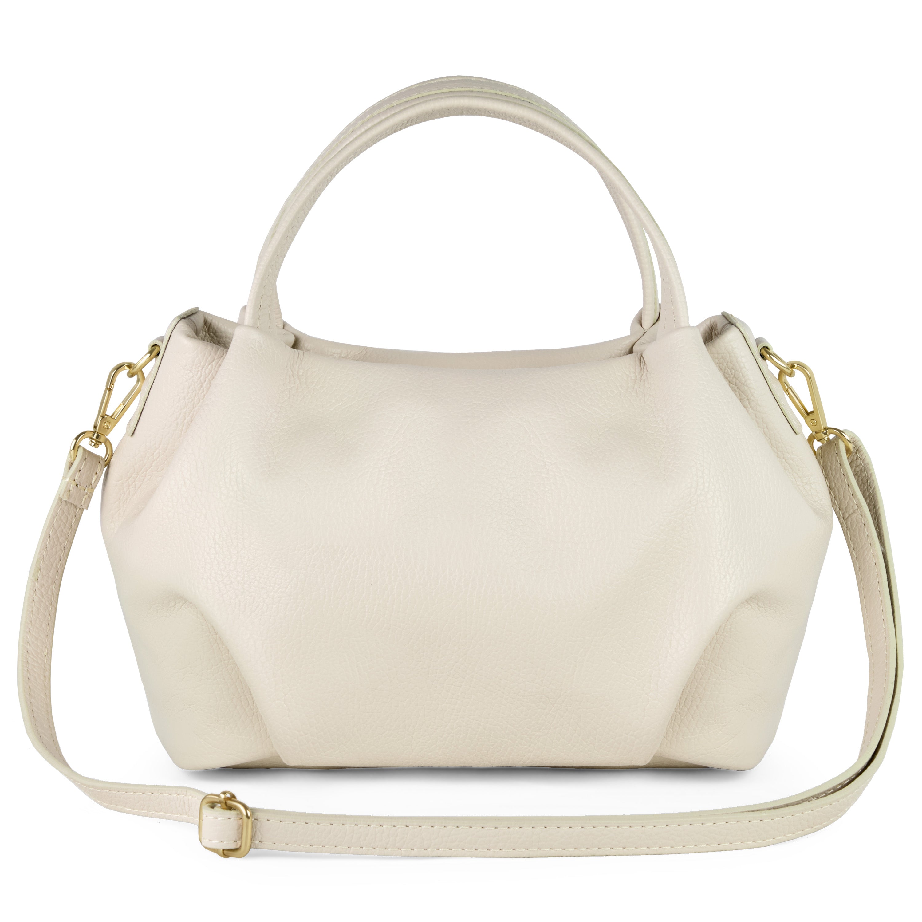Lucca Italian Leather Top-Handle Bag