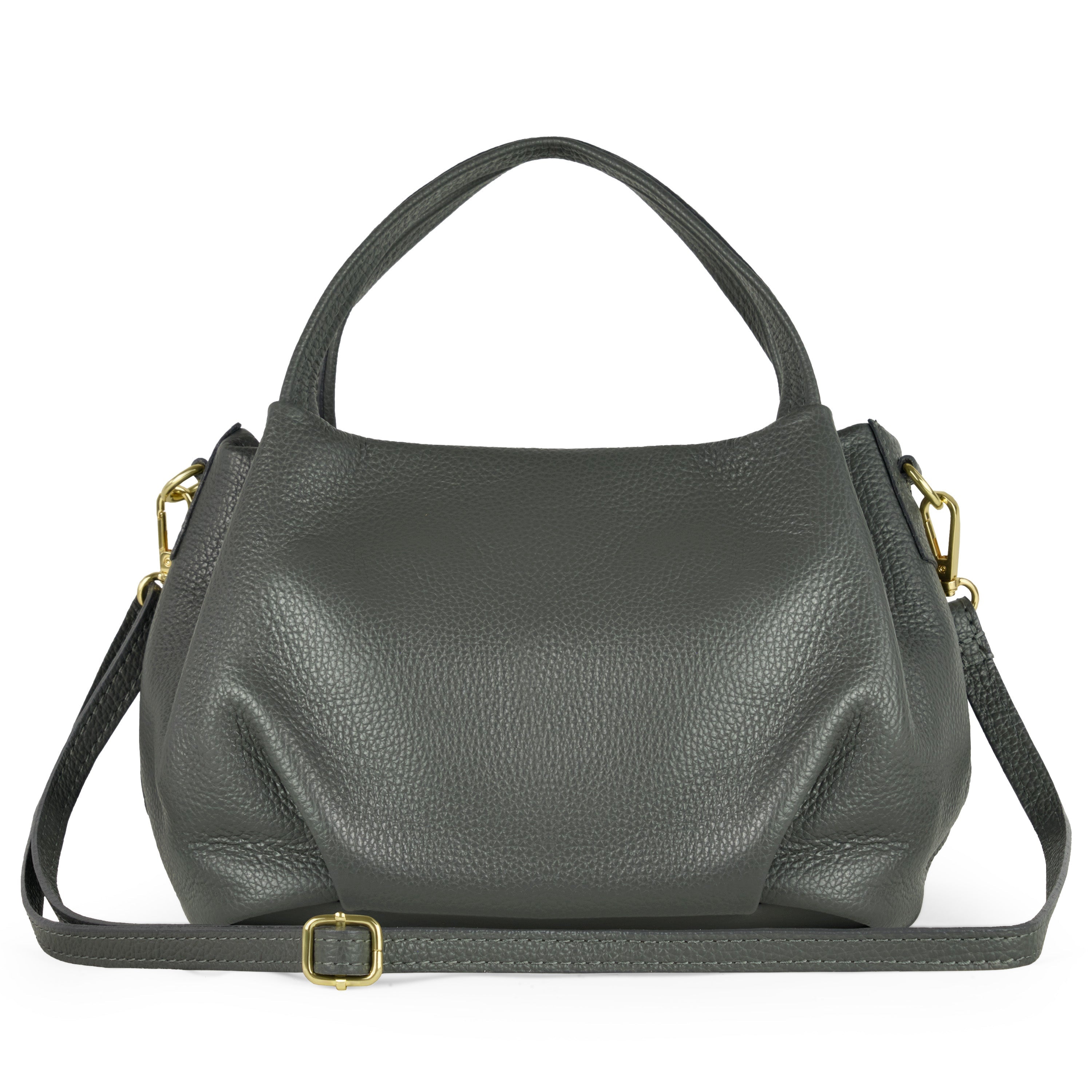 Lucca Italian Leather Top-Handle Bag