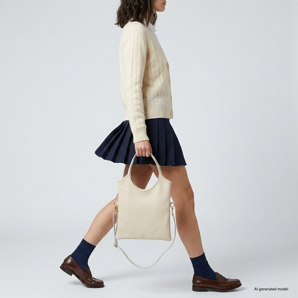 Matera Italian Leather Tote Bag