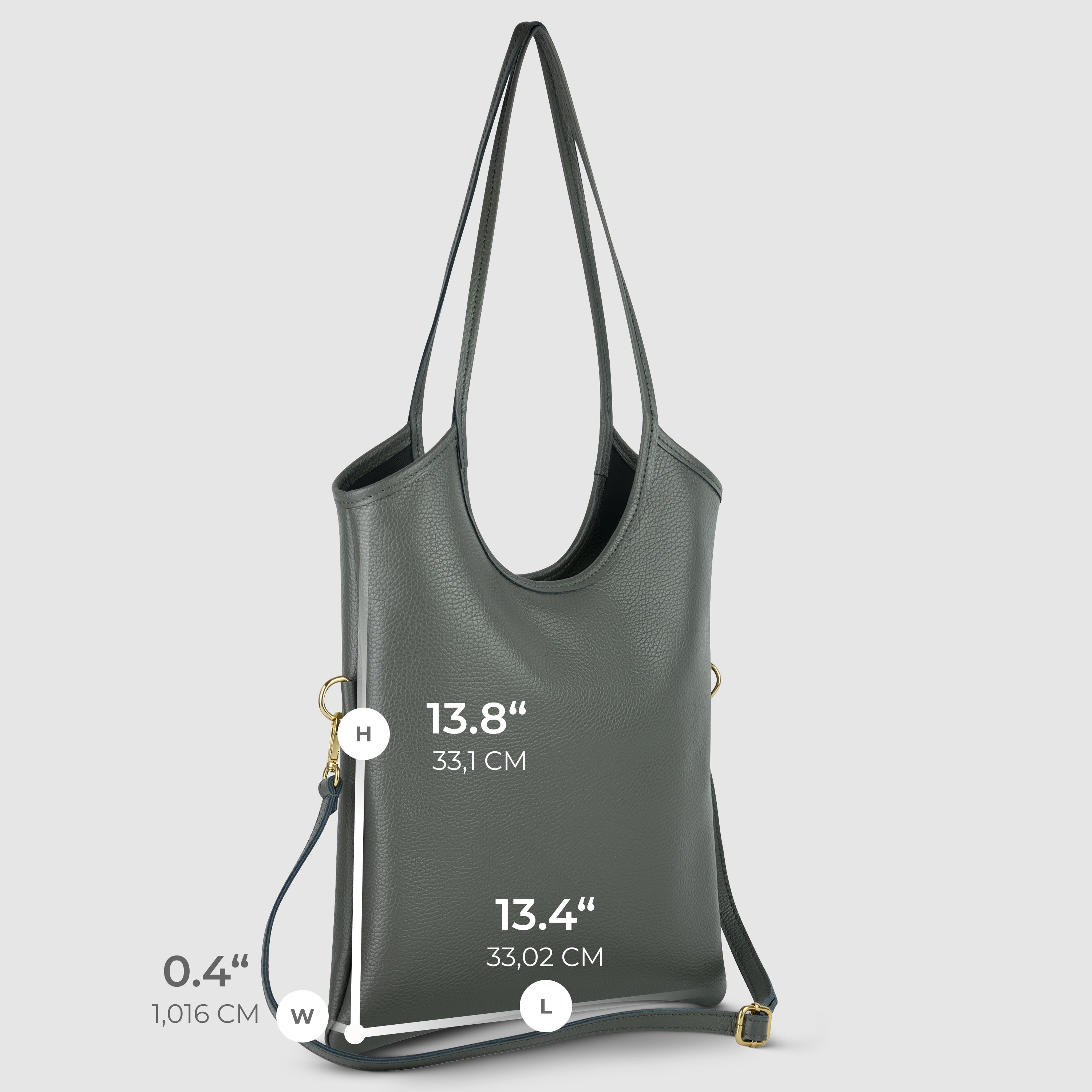 Matera Italian Leather Tote Bag