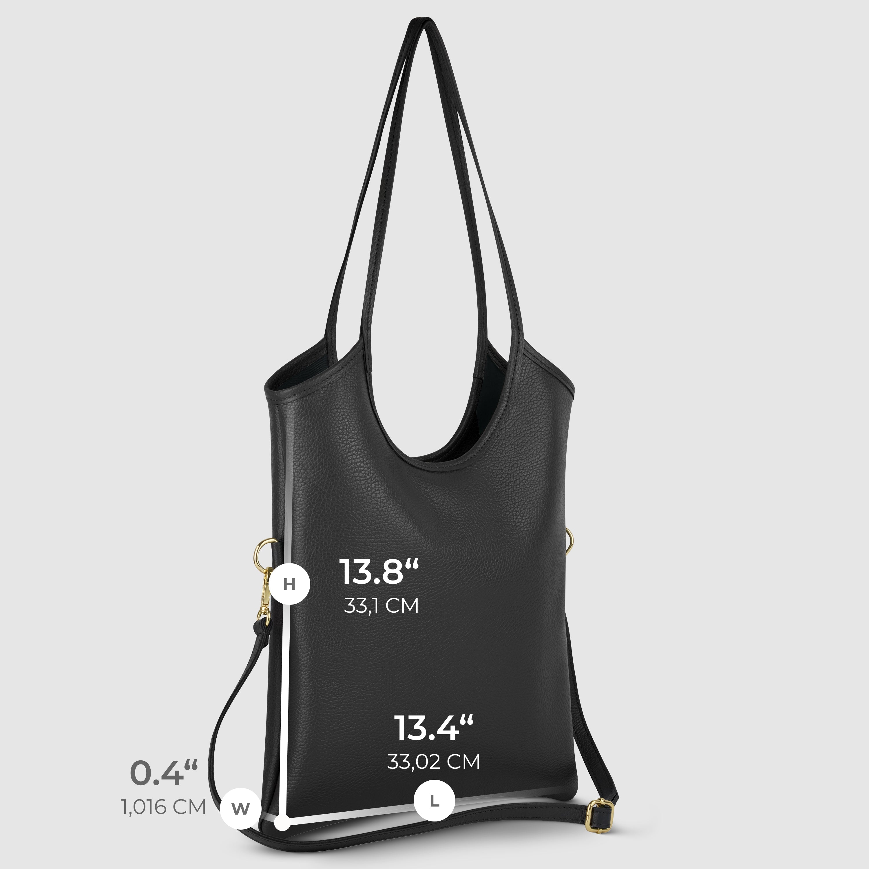 Matera Italian Leather Tote Bag
