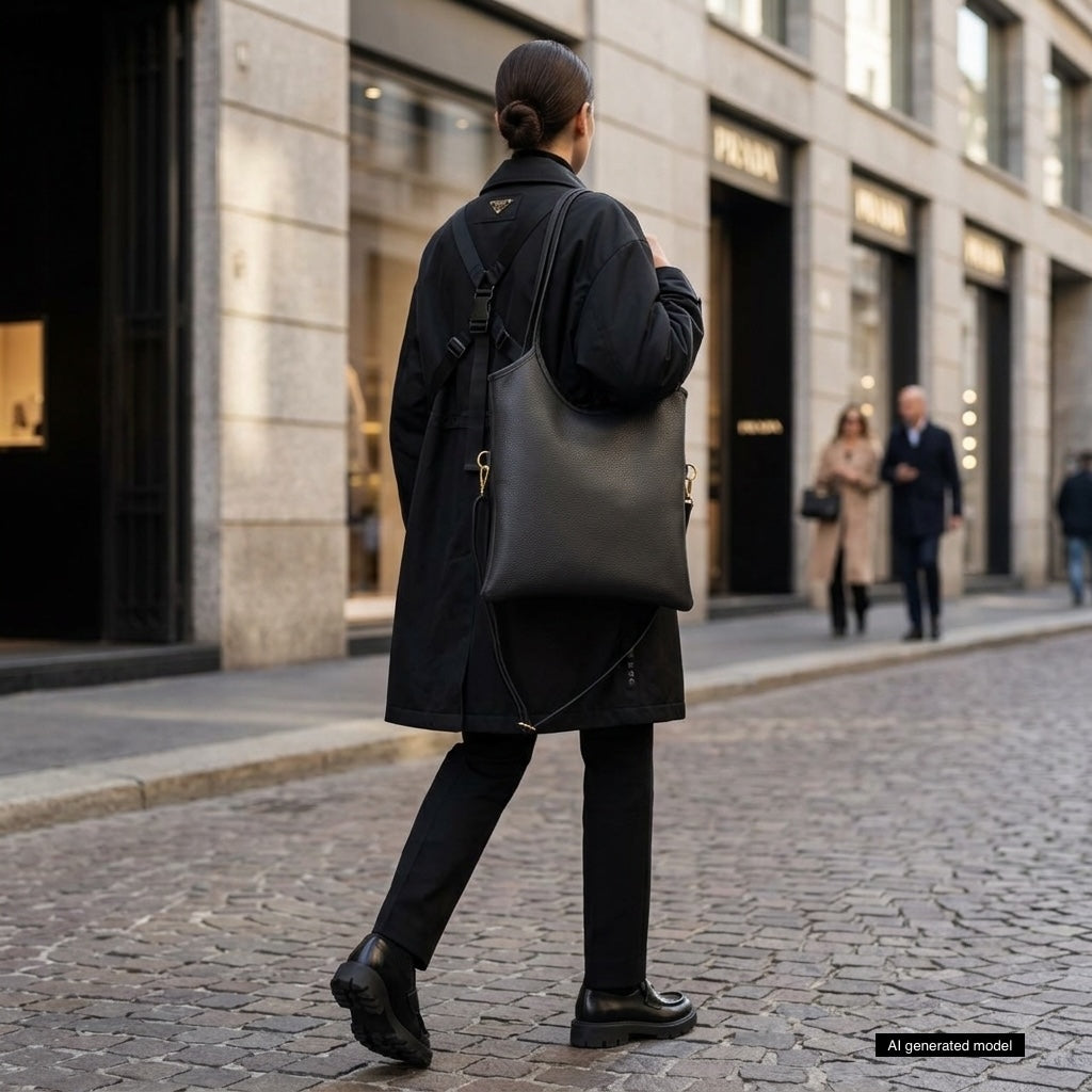 Matera Italian Leather Tote Bag