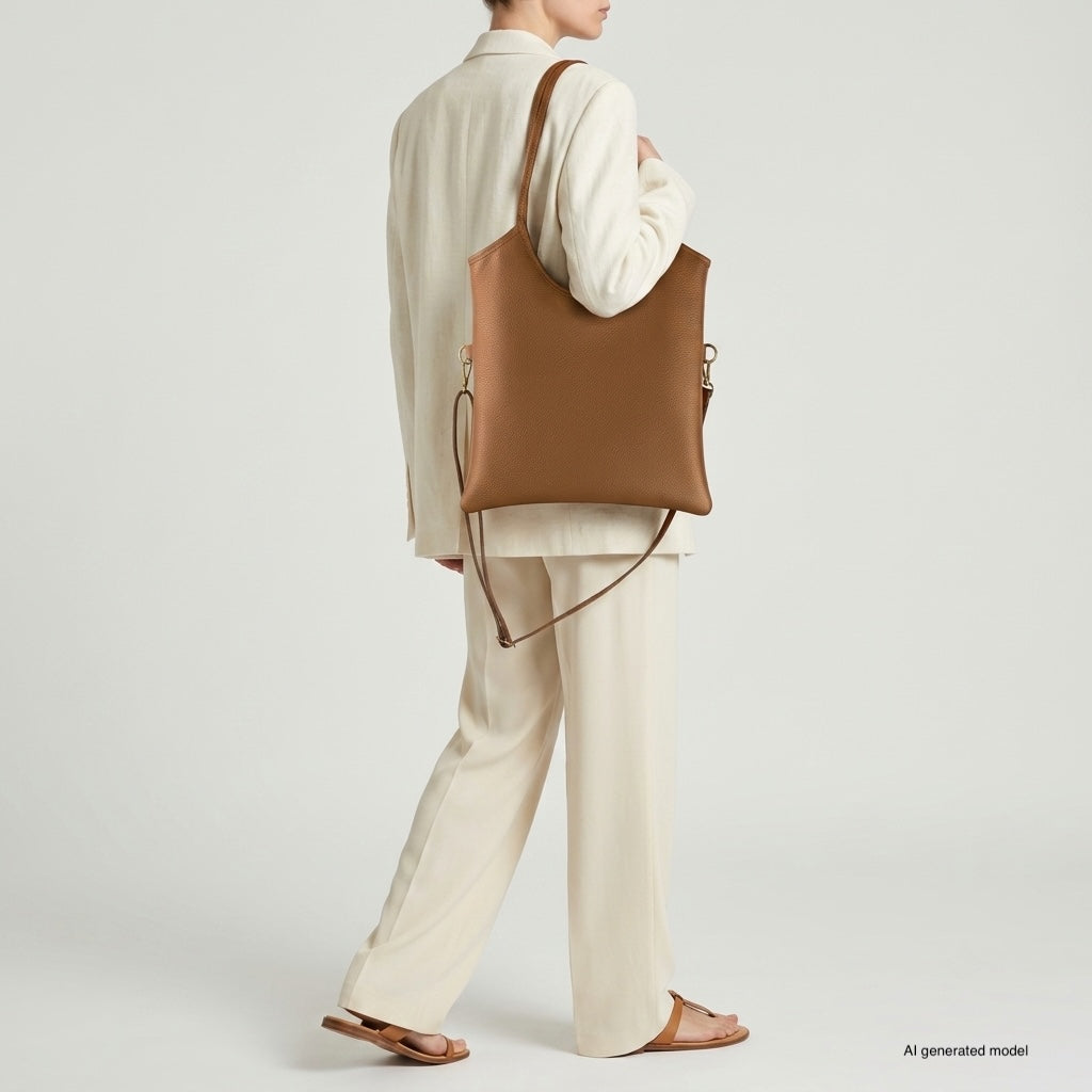 Matera Italian Leather Tote Bag