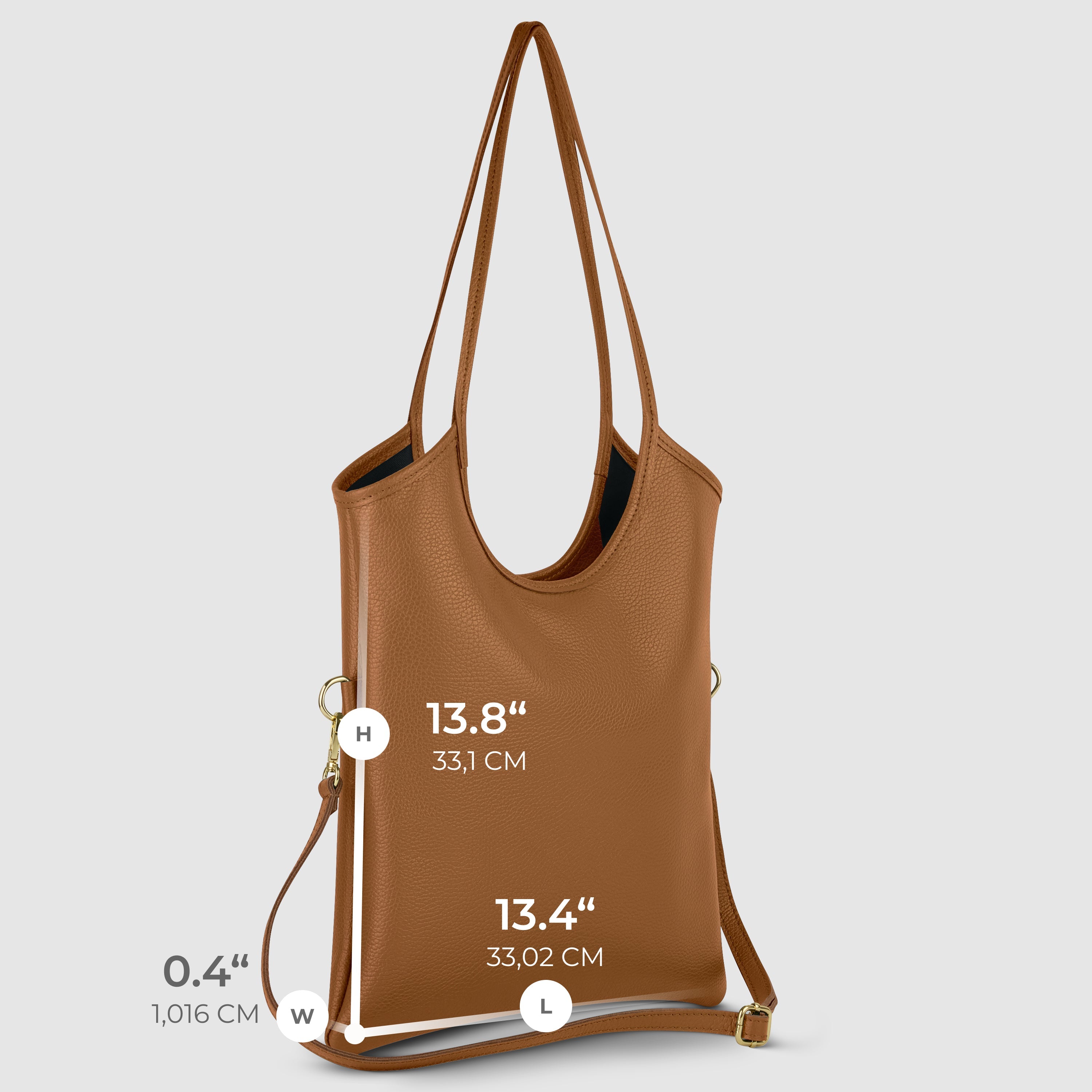 Matera Italian Leather Tote Bag