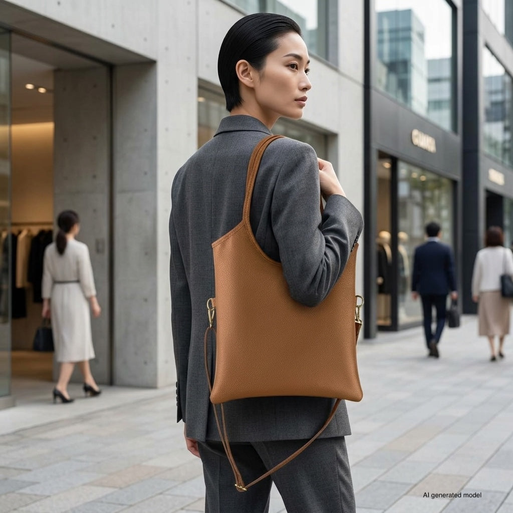 Matera Italian Leather Tote Bag