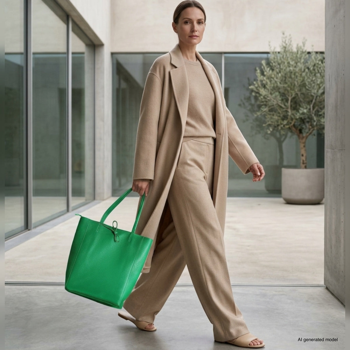 Firenze Italian Full-Grain Leather Tote