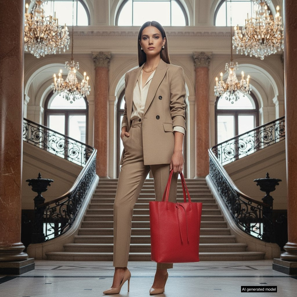 Firenze Italian Full-Grain Leather Tote
