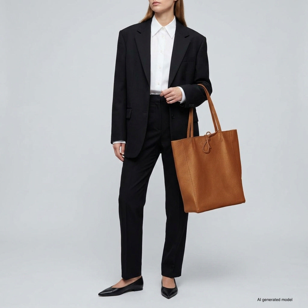 Firenze Italian Full-Grain Leather Tote