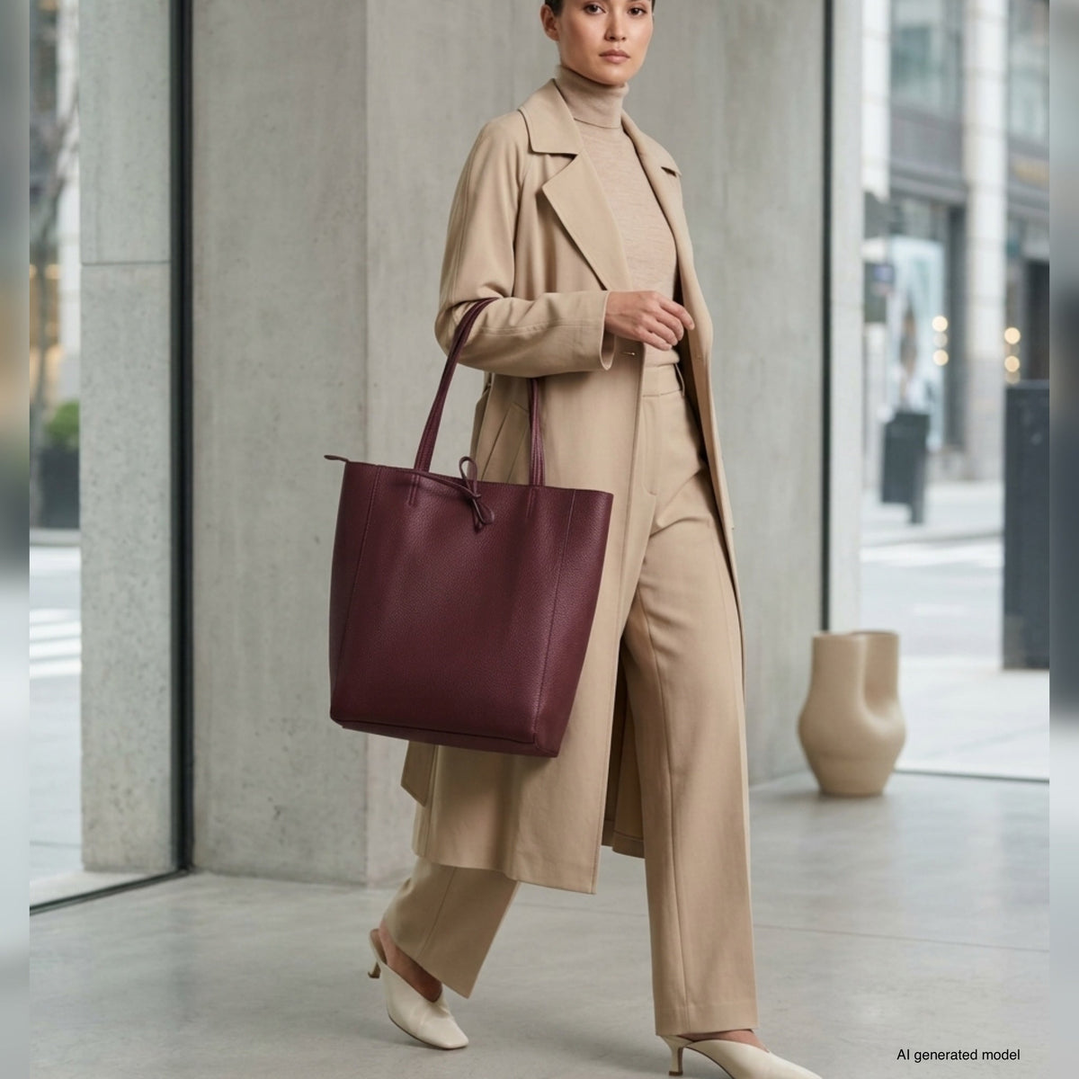 Firenze Italian Full-Grain Leather Tote