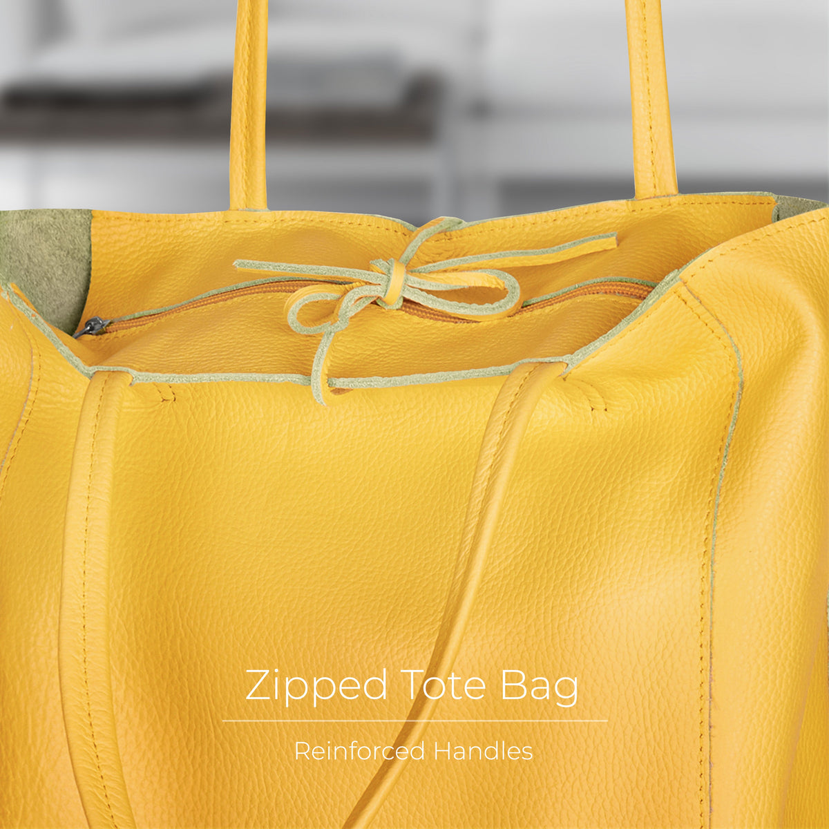 Firenze Italian Full-Grain Leather Tote