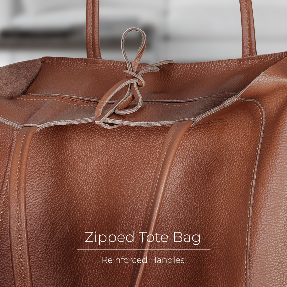 Firenze Italian Full-Grain Leather Tote