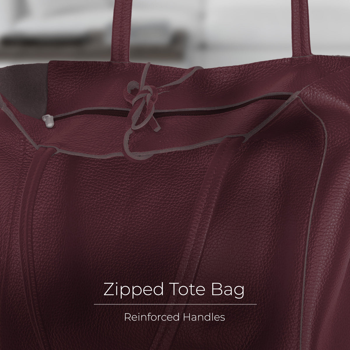 Firenze Italian Full-Grain Leather Tote