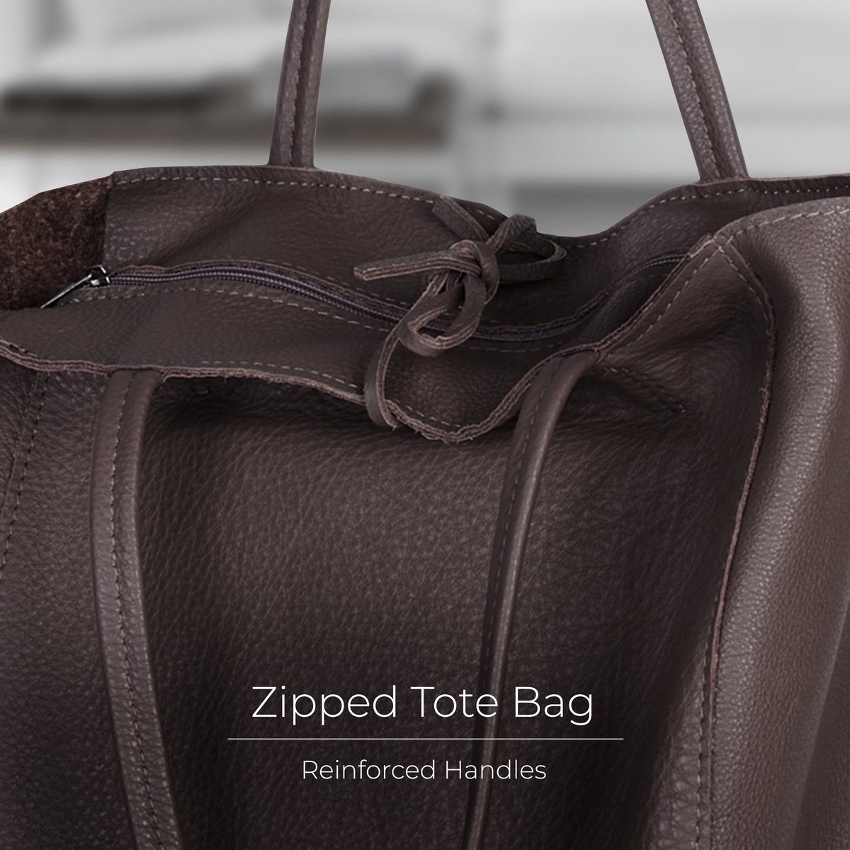 Firenze Italian Full-Grain Leather Tote