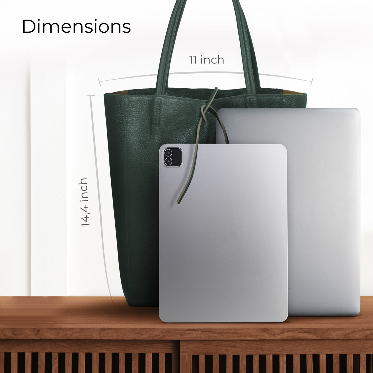 Firenze Italian Full-Grain Leather Tote