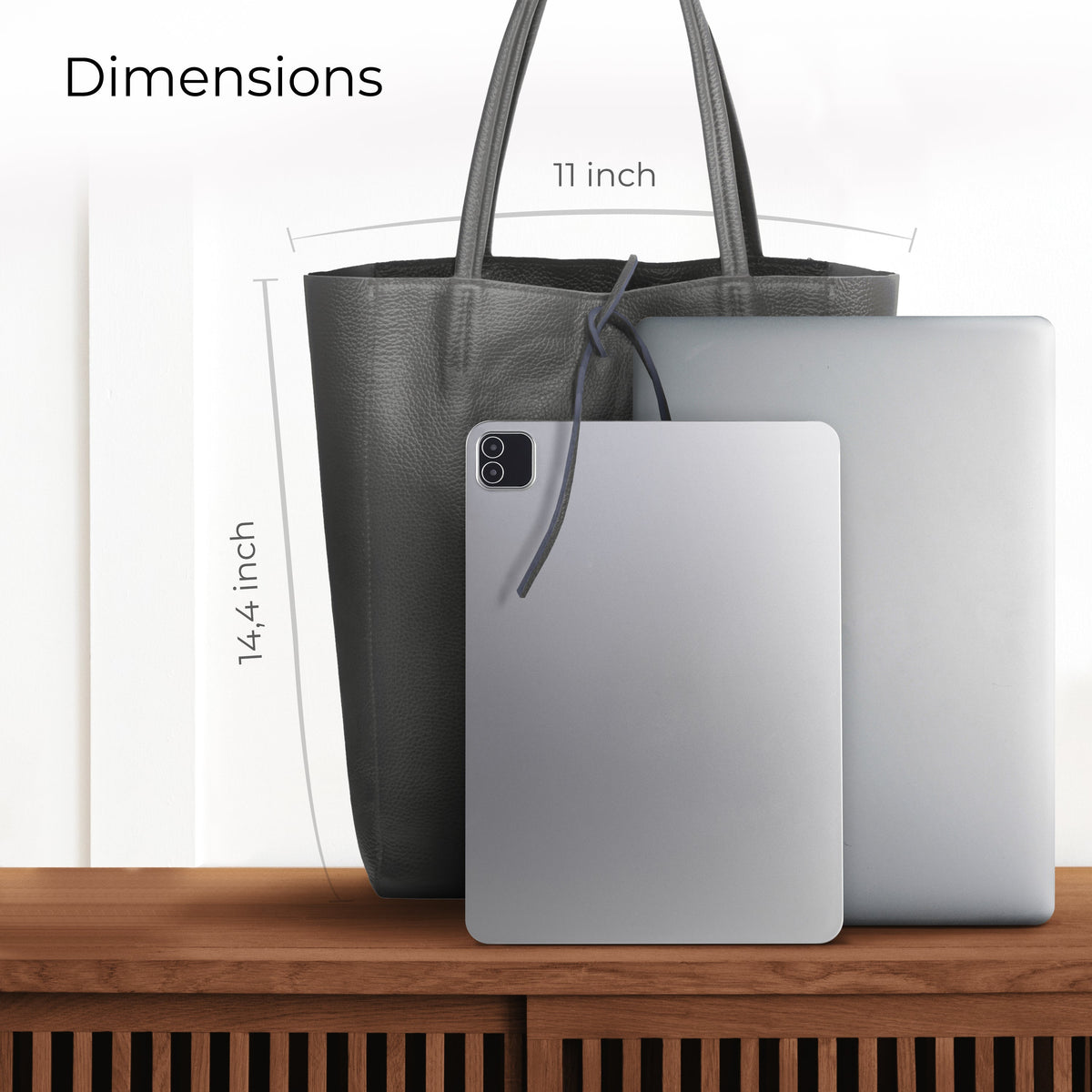 Firenze Italian Full-Grain Leather Tote