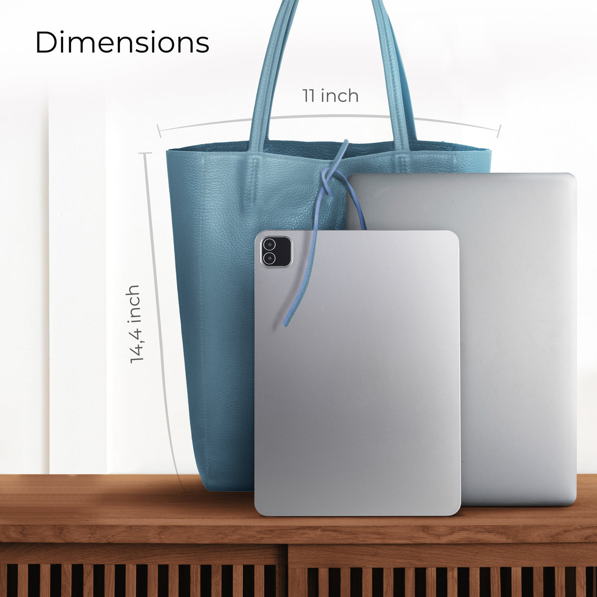 Firenze Italian Full-Grain Leather Tote