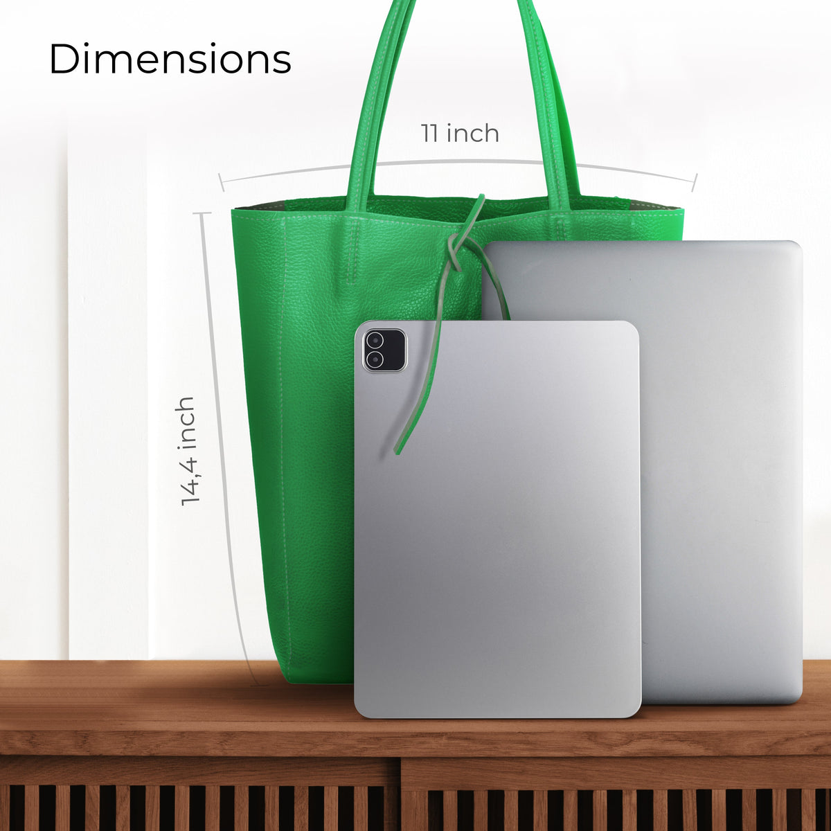 Firenze Italian Full-Grain Leather Tote