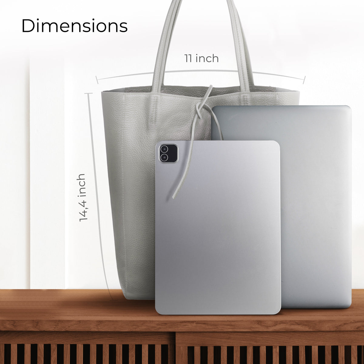 Firenze Italian Full-Grain Leather Tote