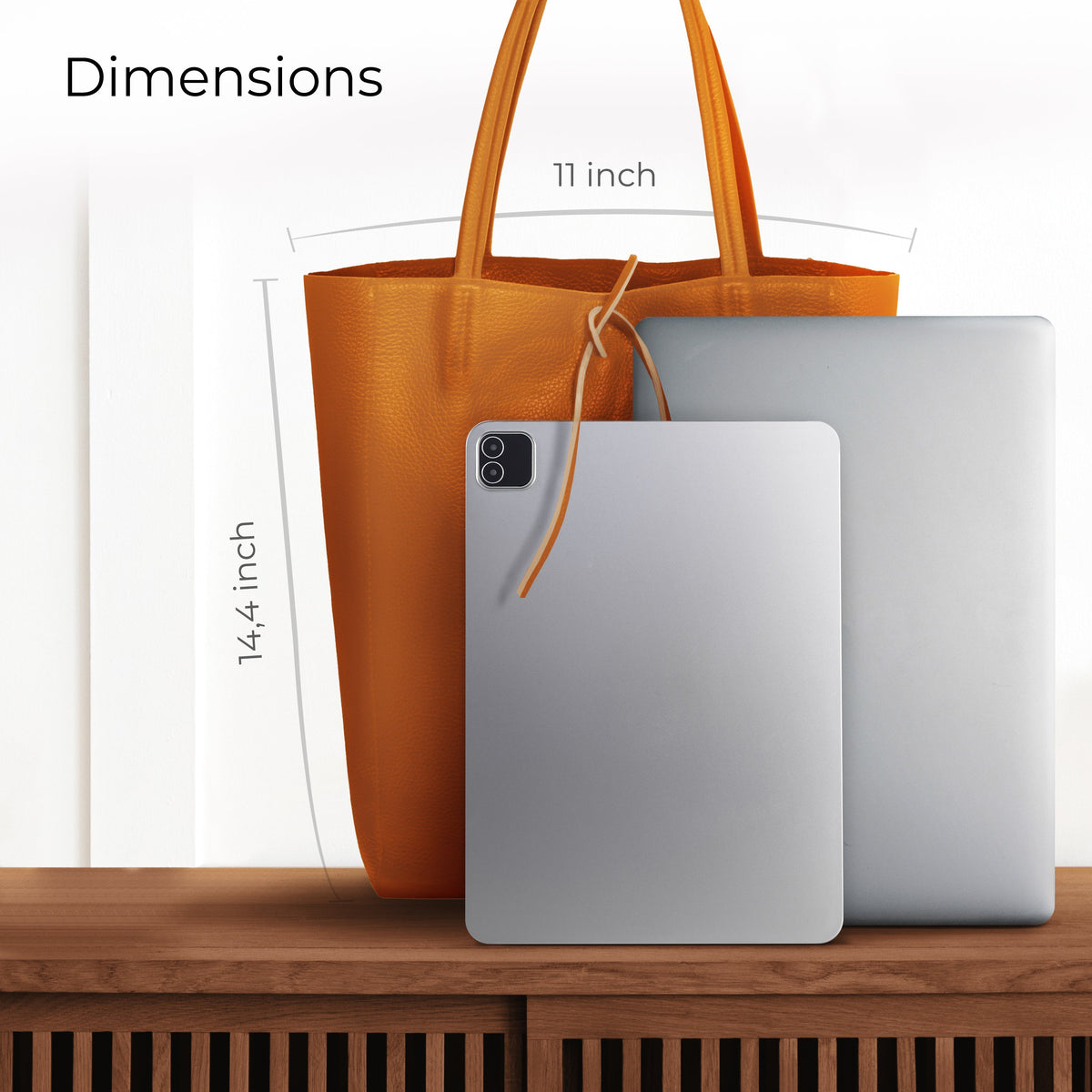 Firenze Italian Full-Grain Leather Tote