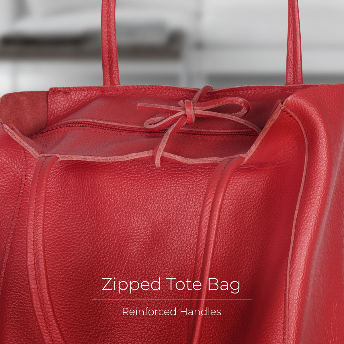 Firenze Italian Full-Grain Leather Tote
