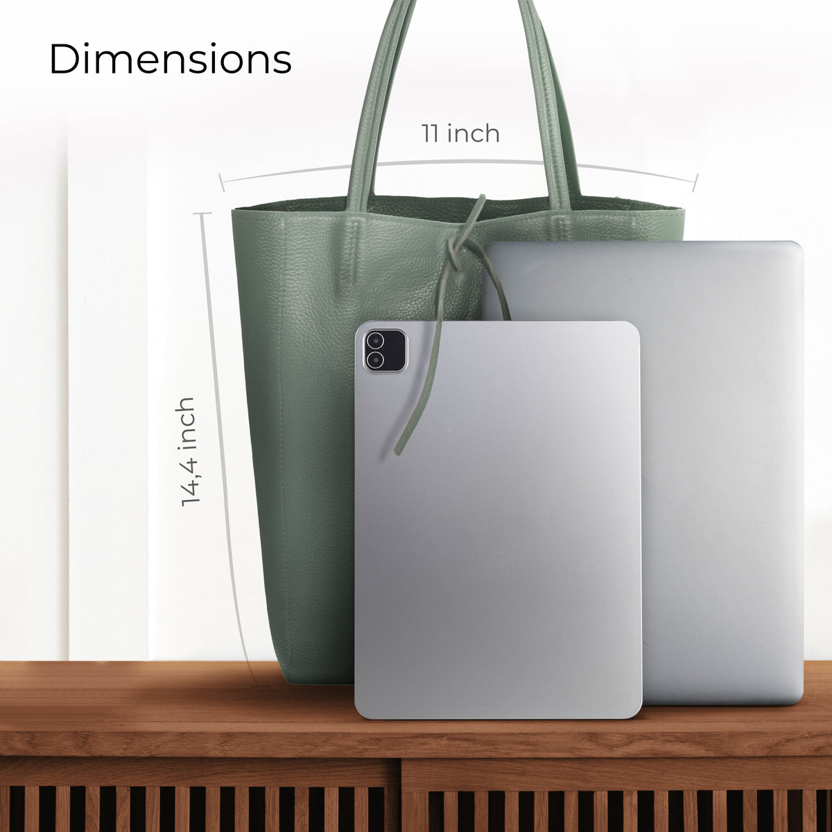 Firenze Italian Full-Grain Leather Tote
