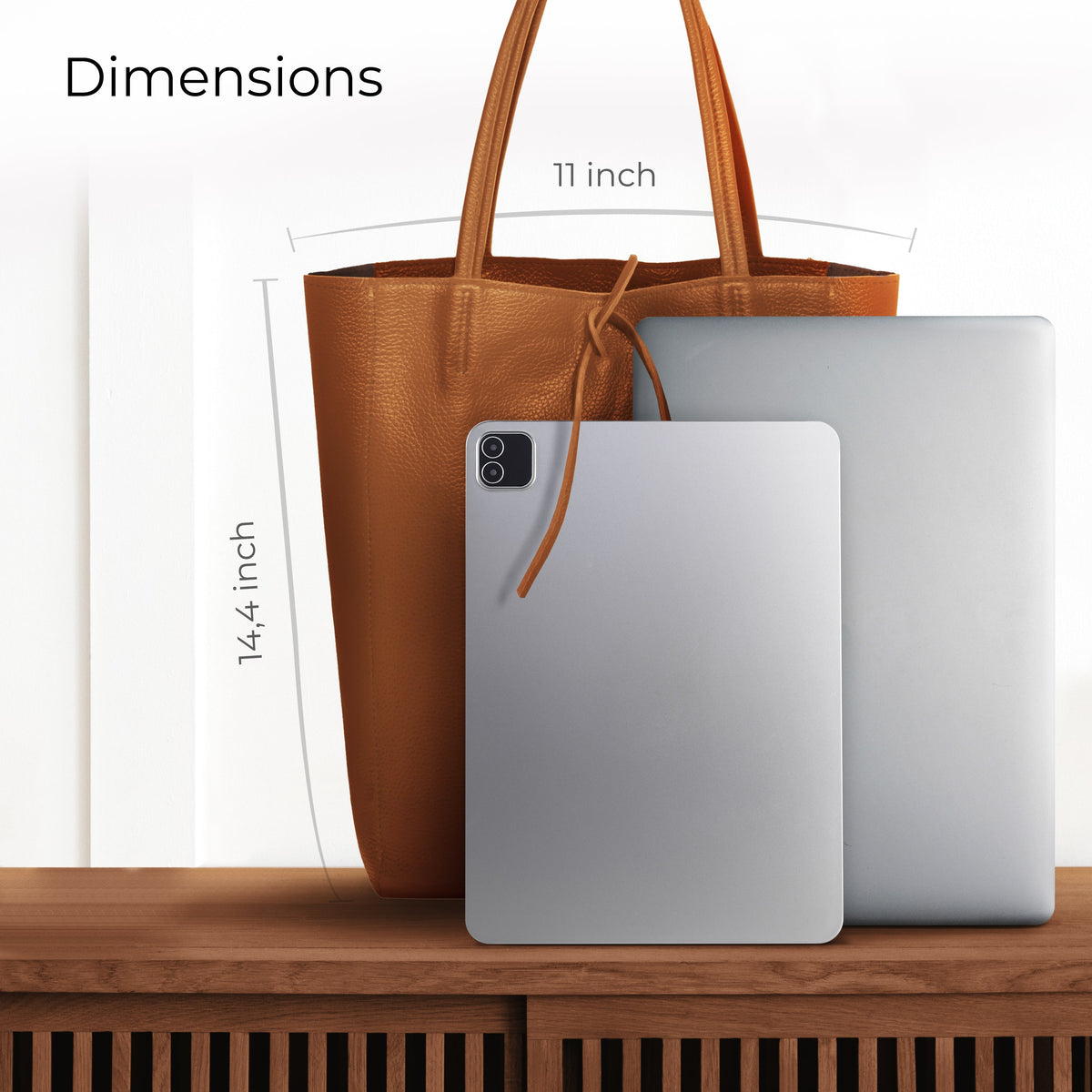 Firenze Italian Full-Grain Leather Tote