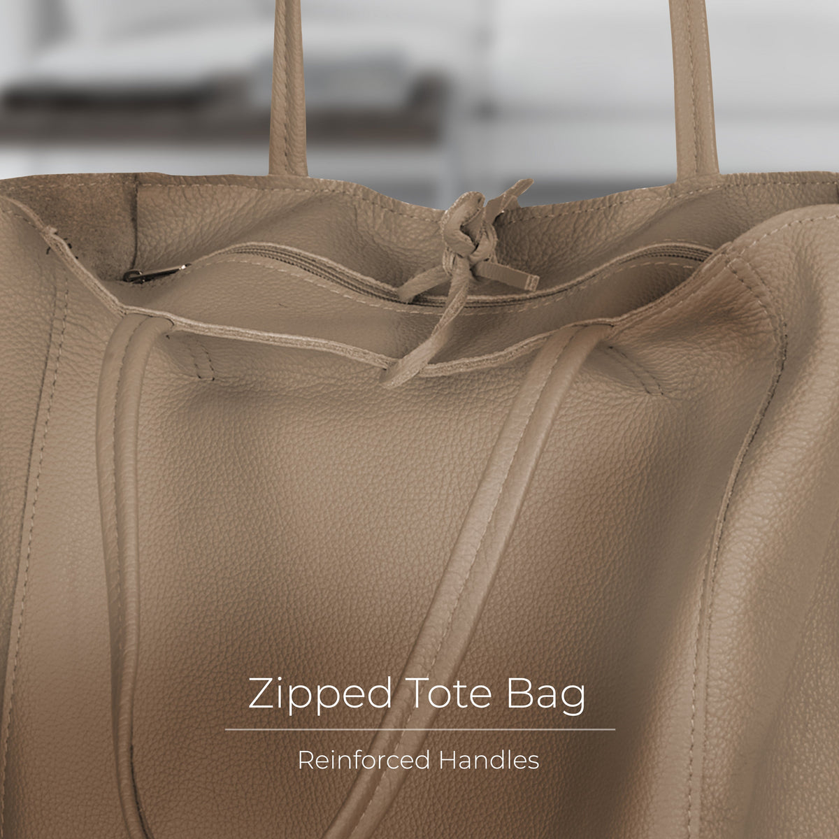 Firenze Italian Full-Grain Leather Tote