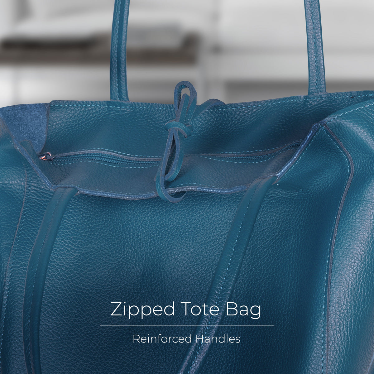 Firenze Italian Full-Grain Leather Tote
