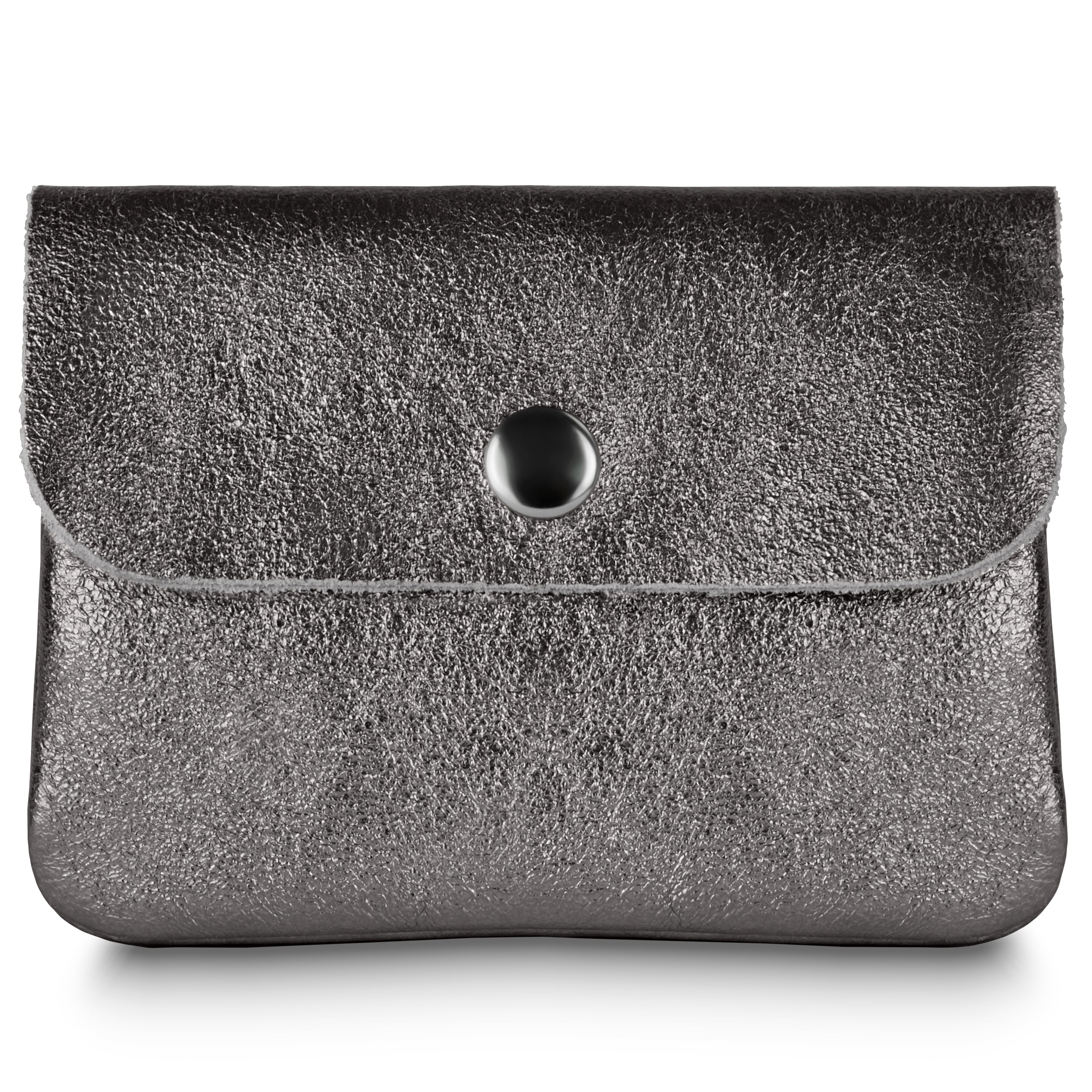 Assisi Italian Metallic Suede Wallet