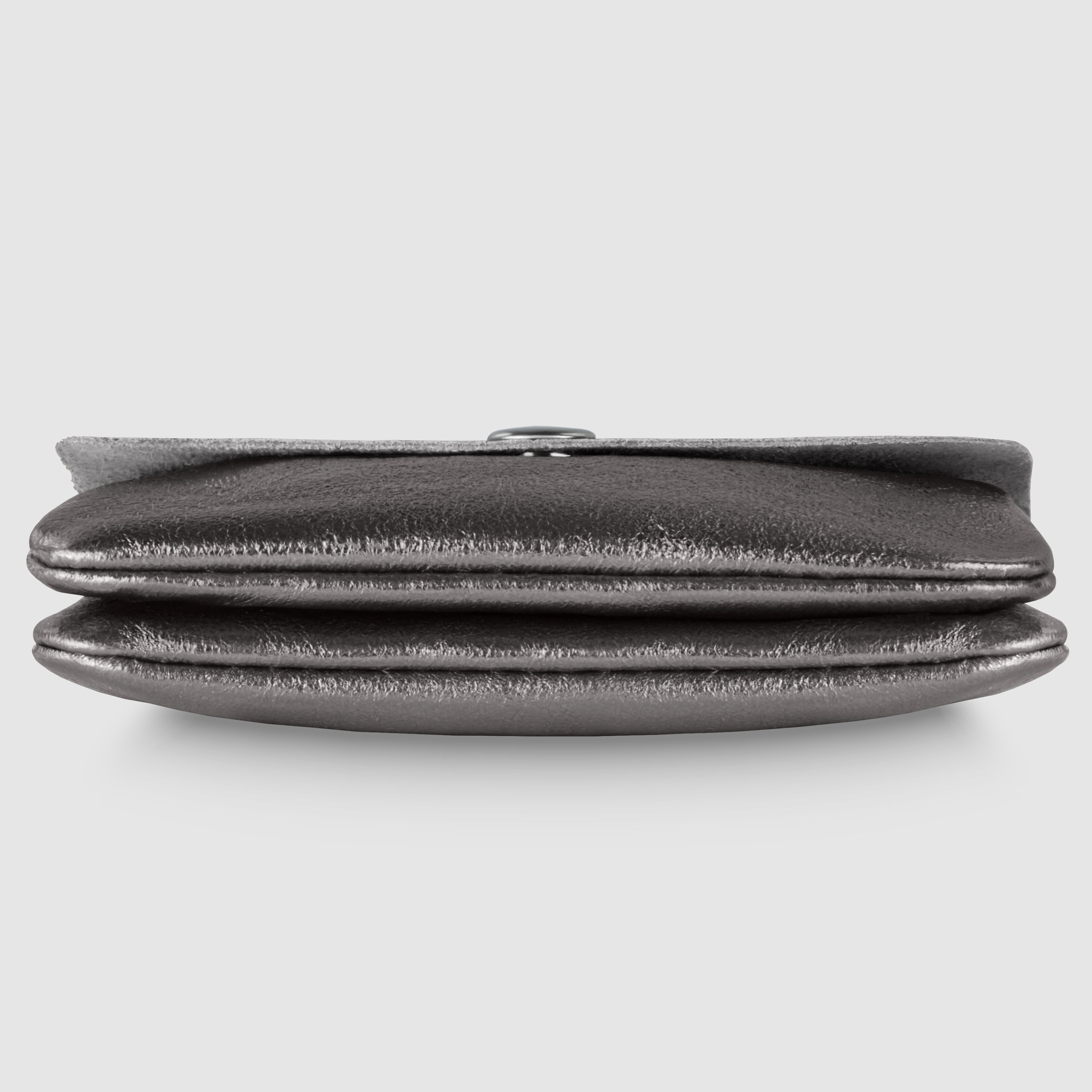 Assisi Italian Metallic Suede Wallet