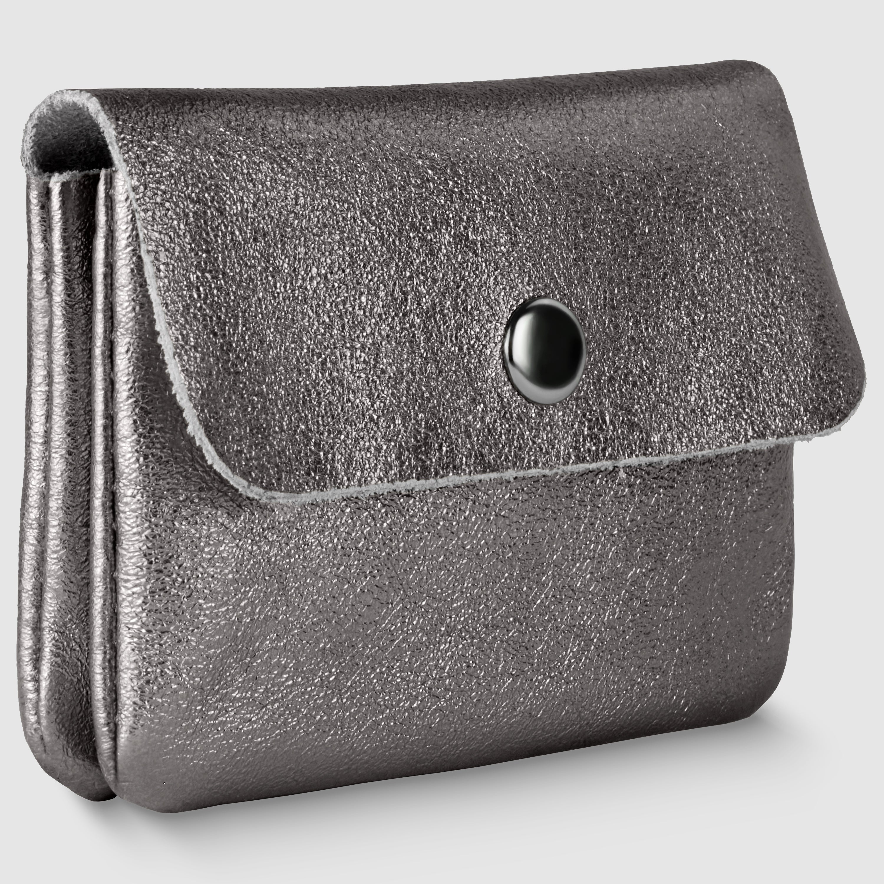 Assisi Italian Metallic Suede Wallet