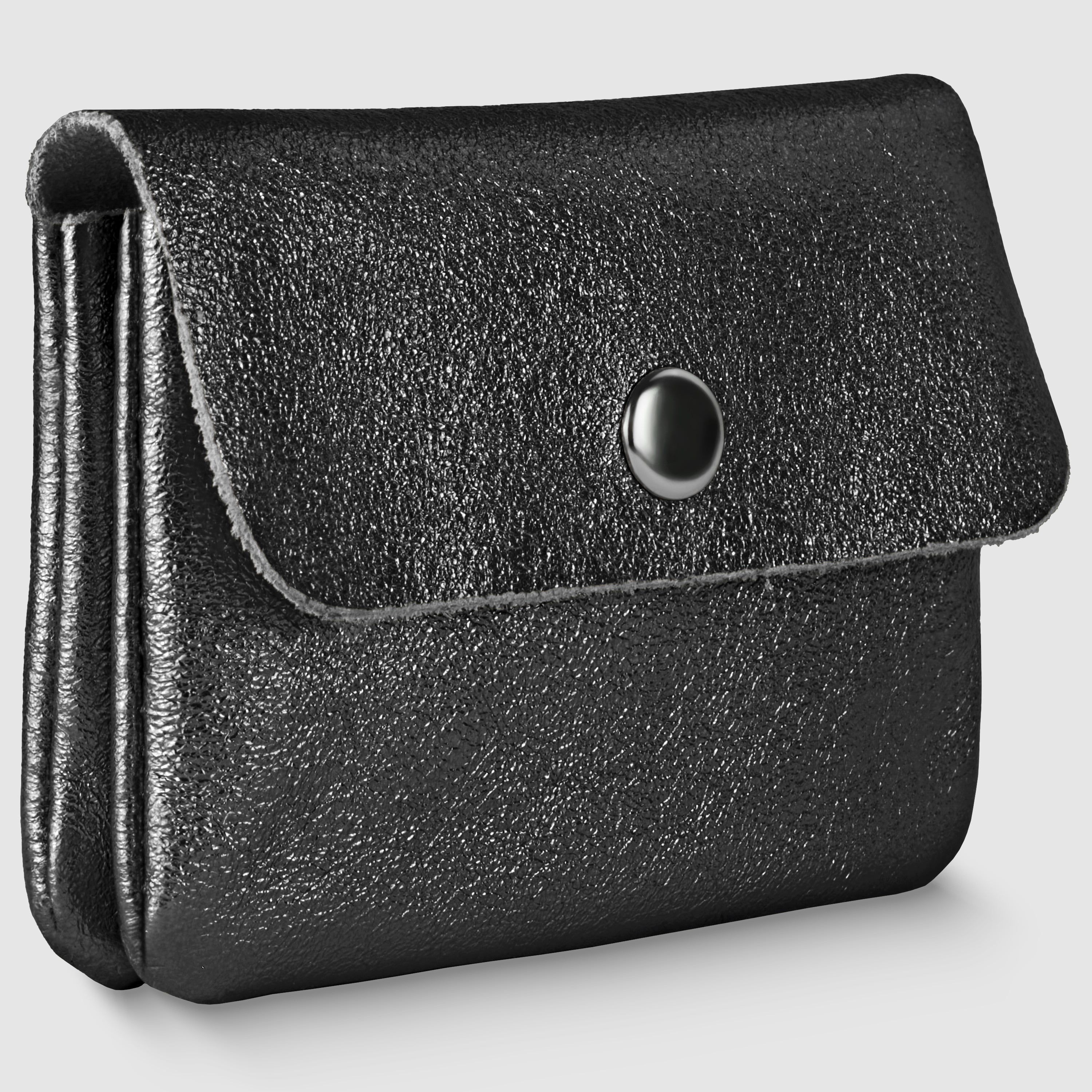 Assisi Italian Metallic Suede Wallet