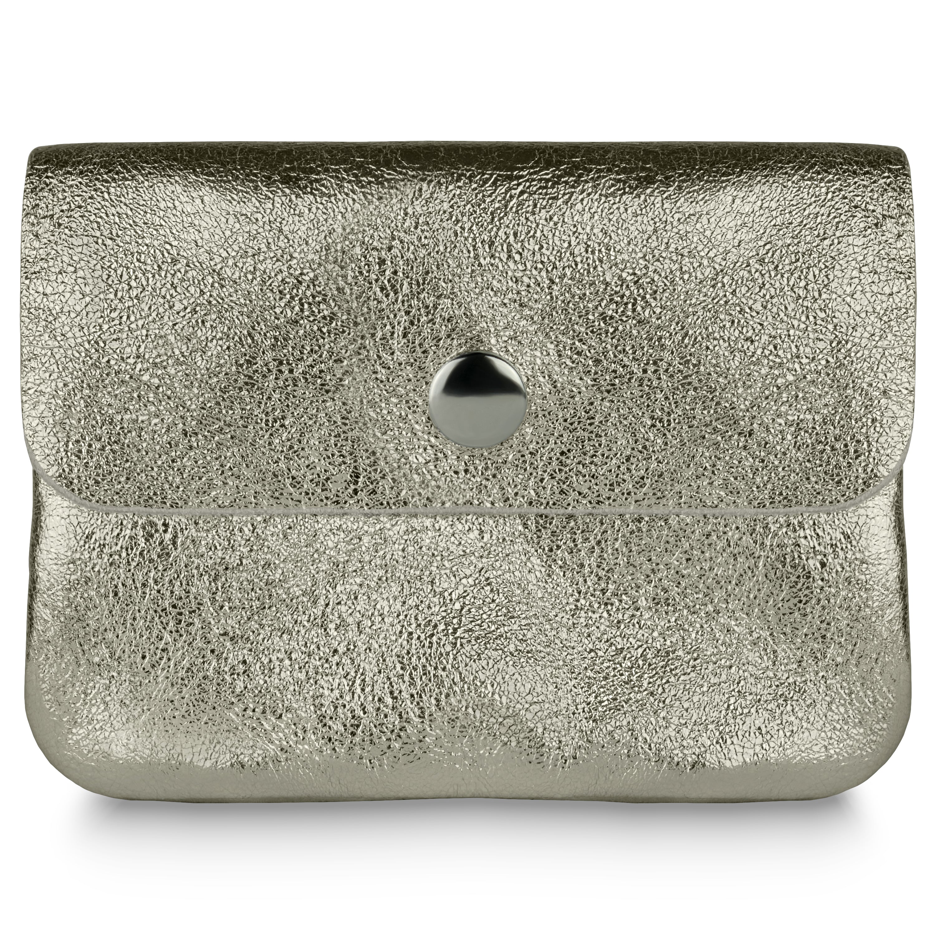 Assisi Italian Metallic Suede Wallet