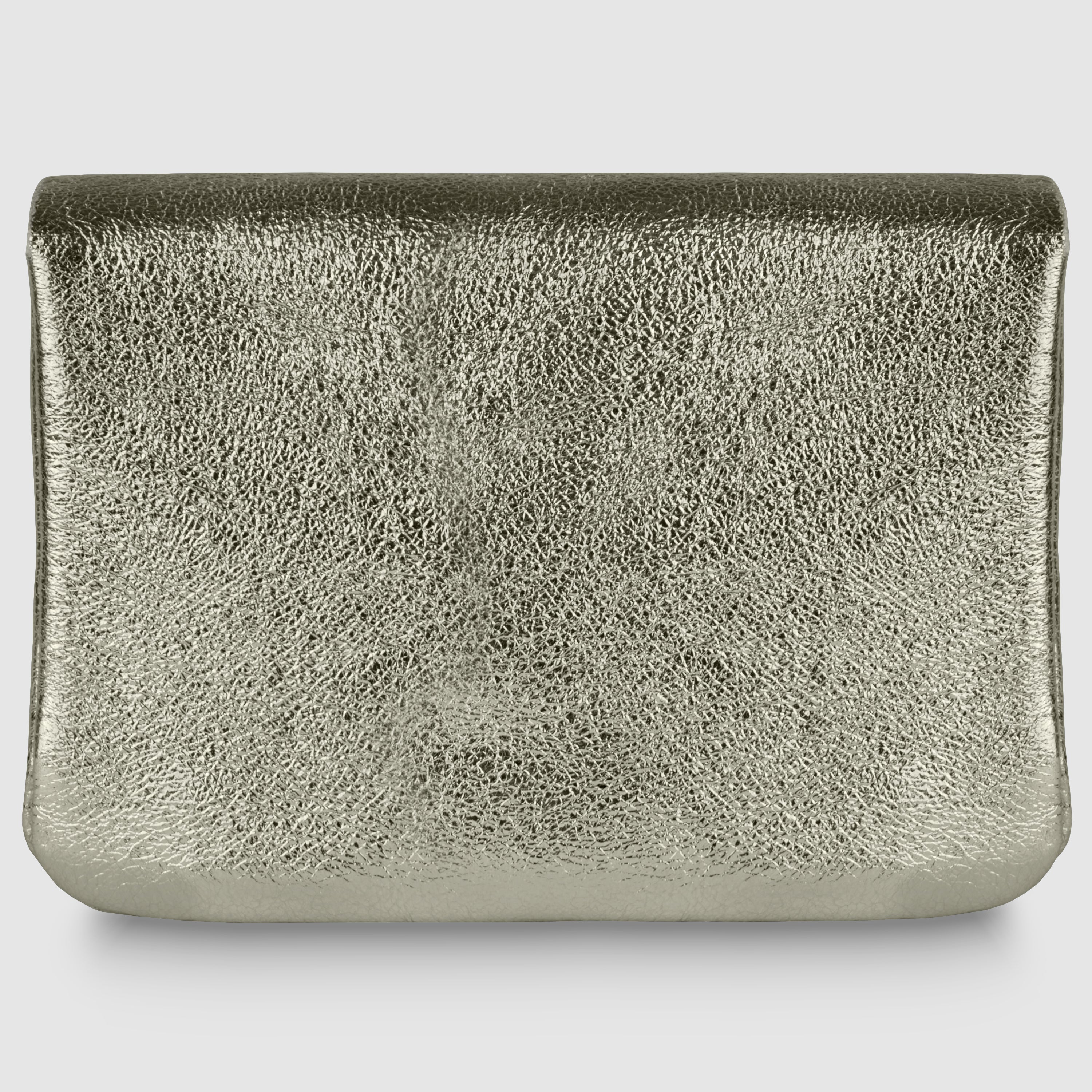 Assisi Italian Metallic Suede Wallet