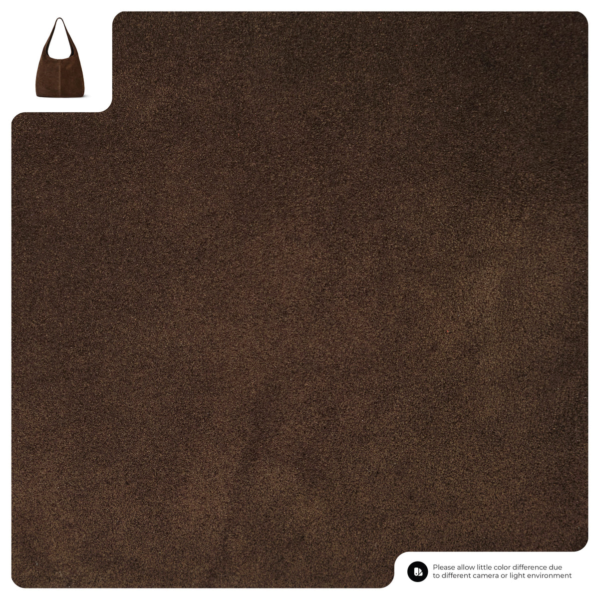Palermo Italian Suede Hobo Shoulder Bag