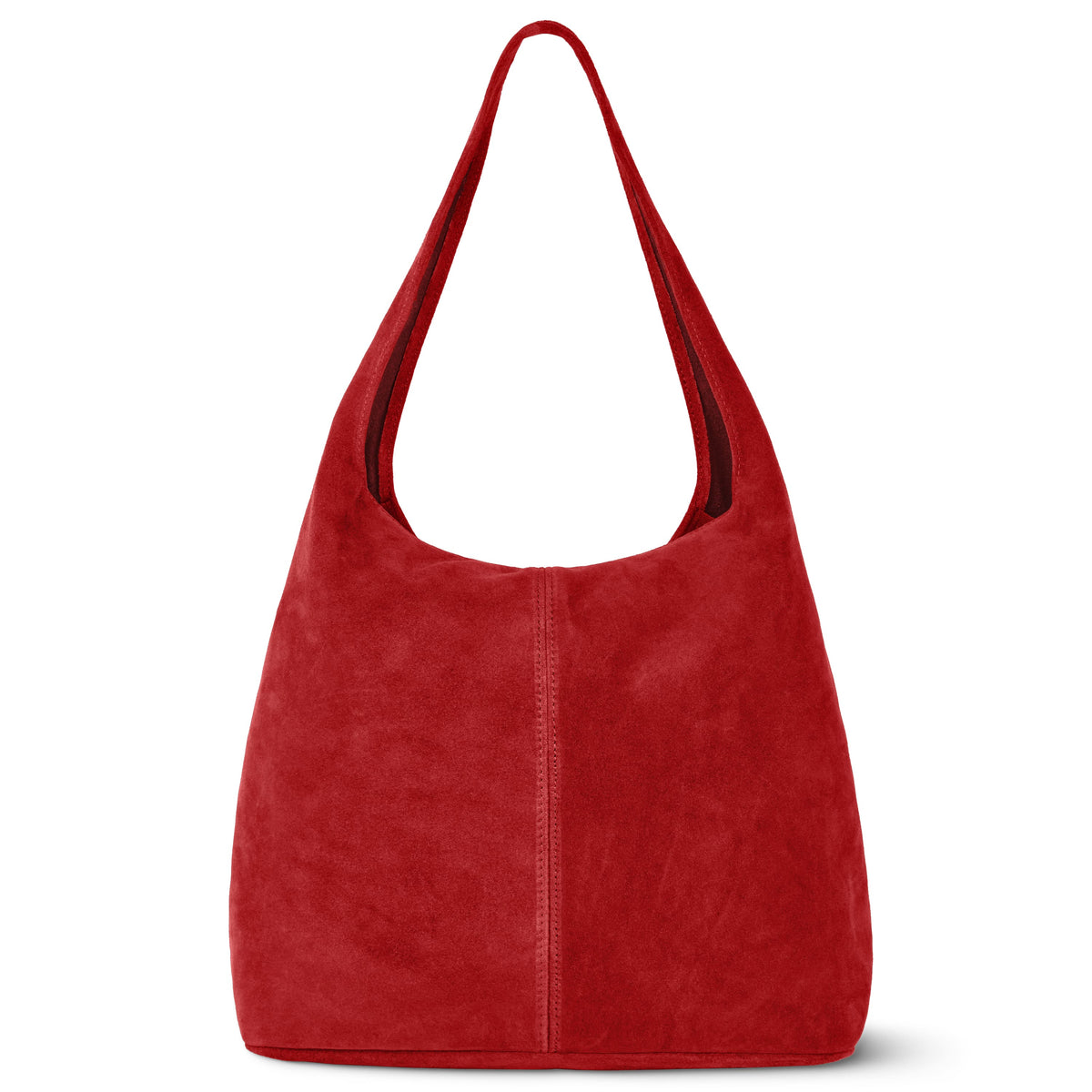 Palermo Italian Suede Hobo Shoulder Bag