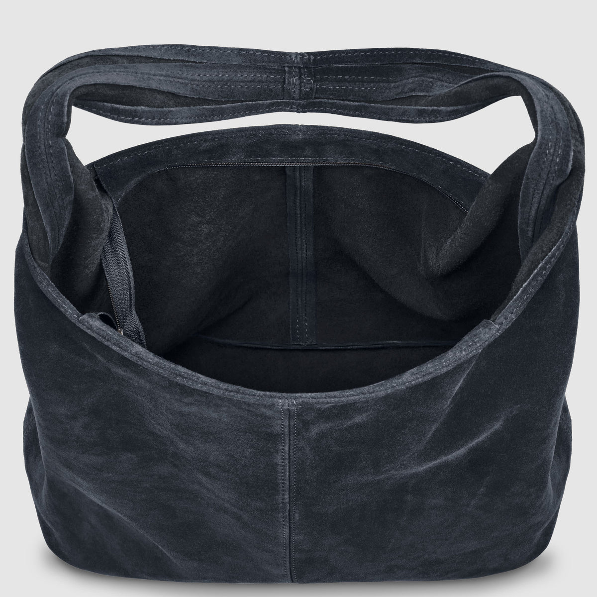 Palermo Italian Suede Hobo Shoulder Bag