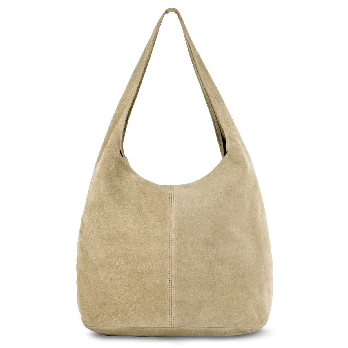 Palermo Italian Suede Hobo Shoulder Bag