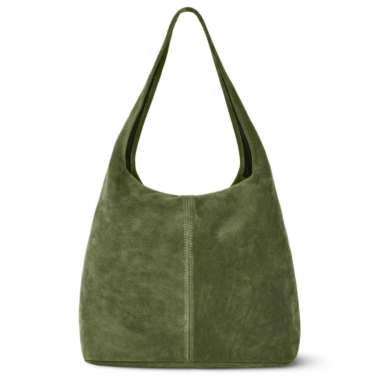 Palermo Italian Suede Hobo Shoulder Bag