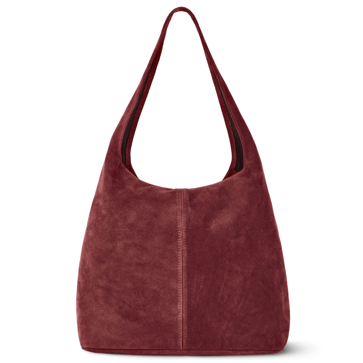 Palermo Italian Suede Hobo Shoulder Bag