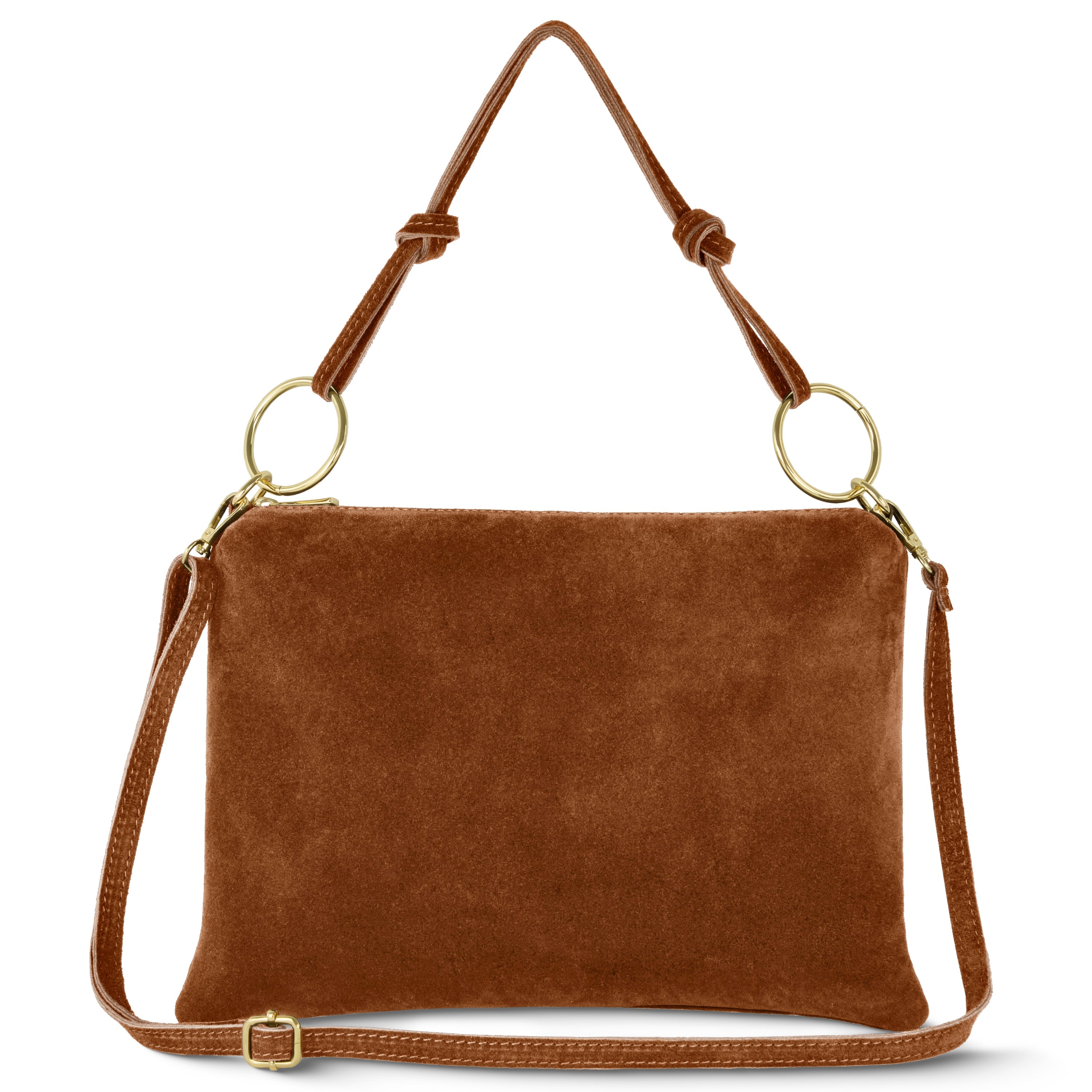 Modena Italian Suede Shoulder Bag