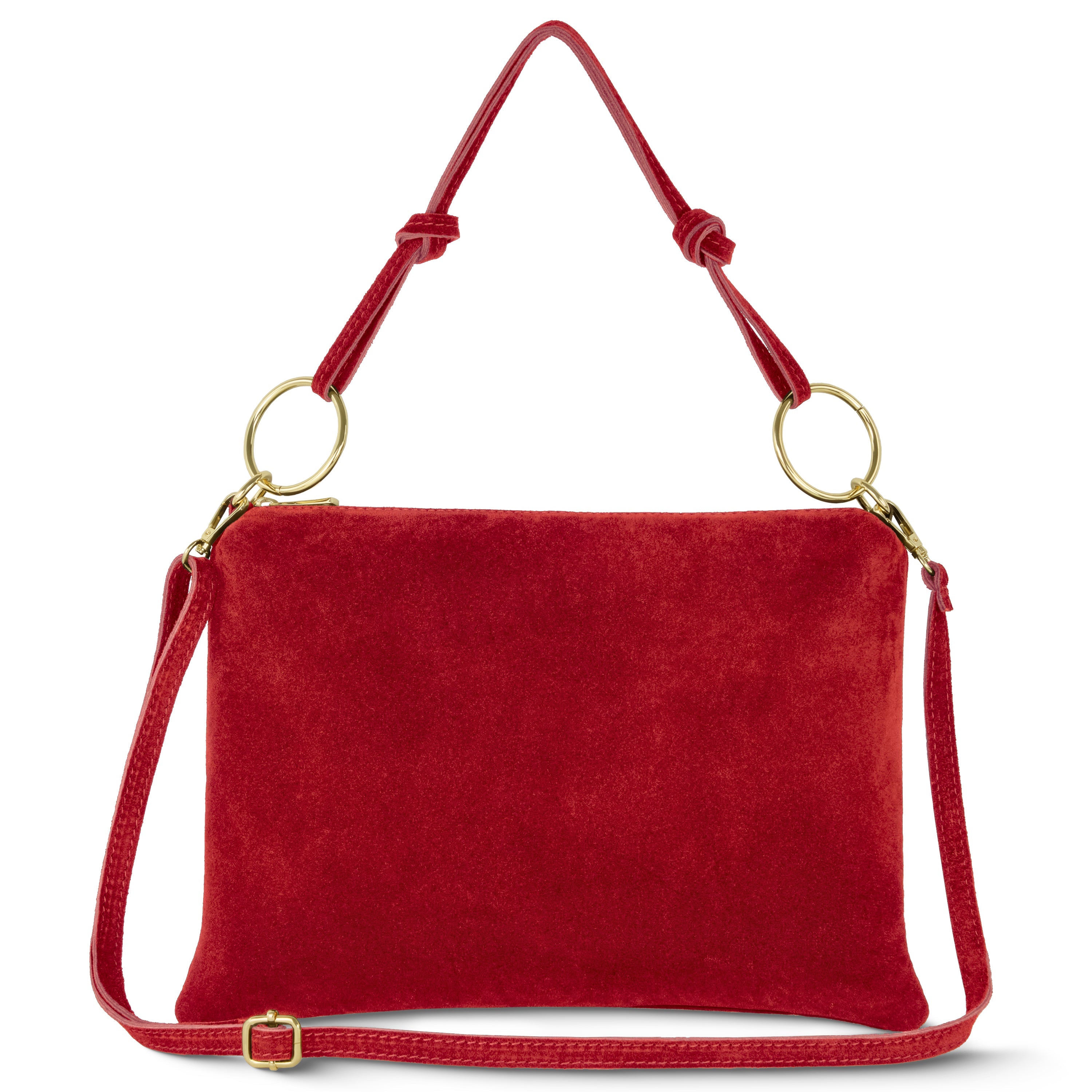 Modena Italian Suede Shoulder Bag