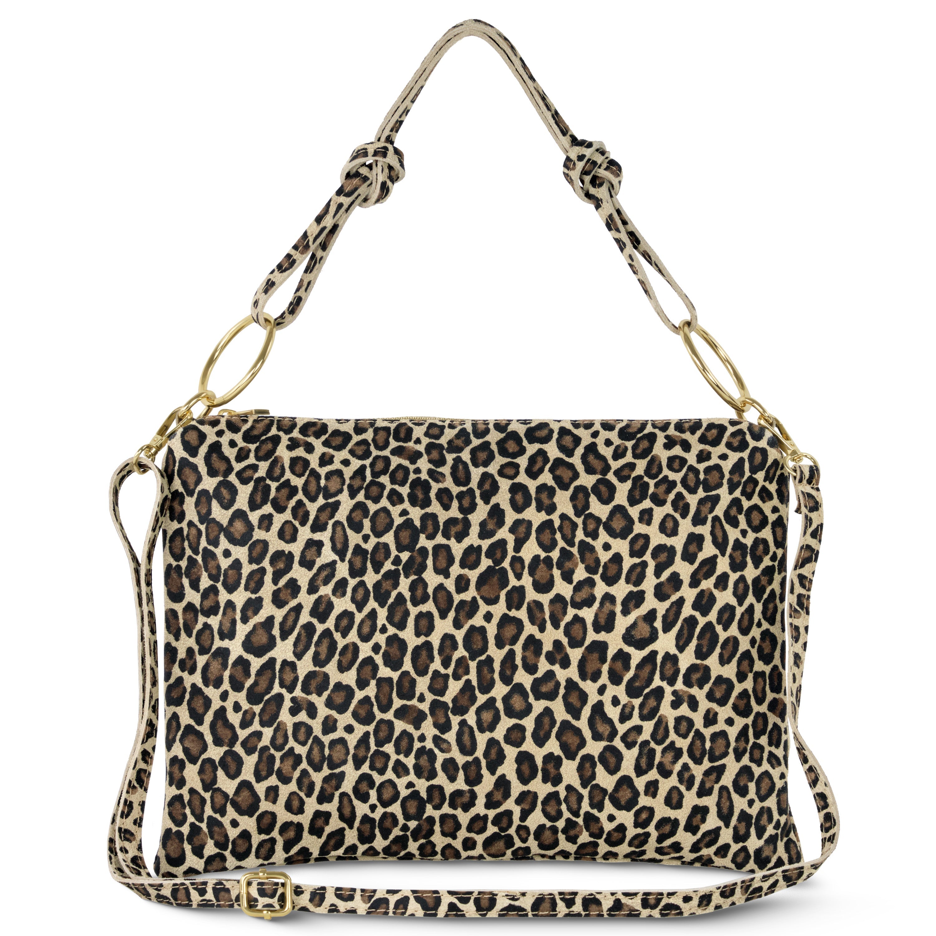 Modena Italian Suede Shoulder Bag