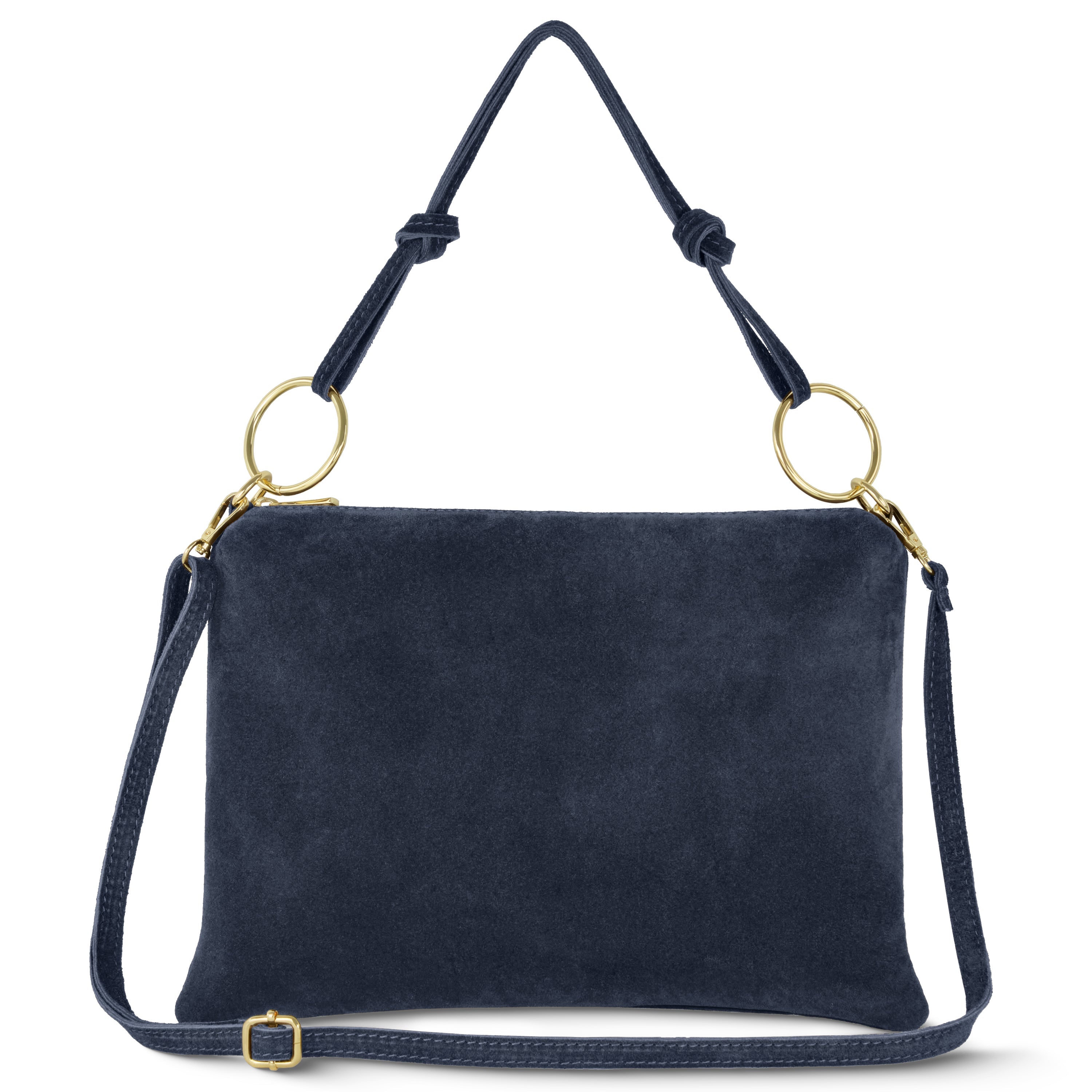 Modena Italian Suede Shoulder Bag