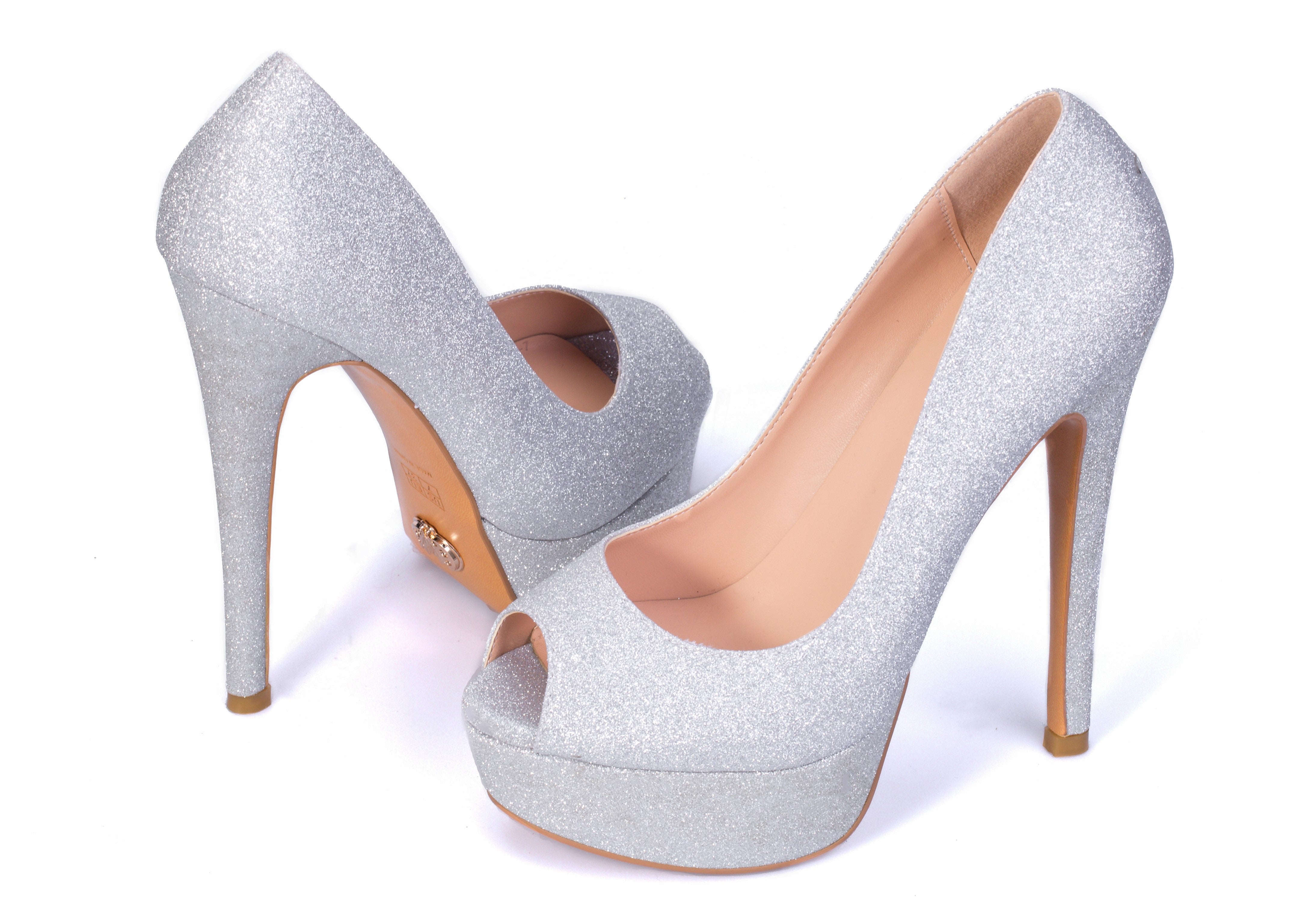 Danielle - Peep Toe Pumps with Platform (FINAL SALE)