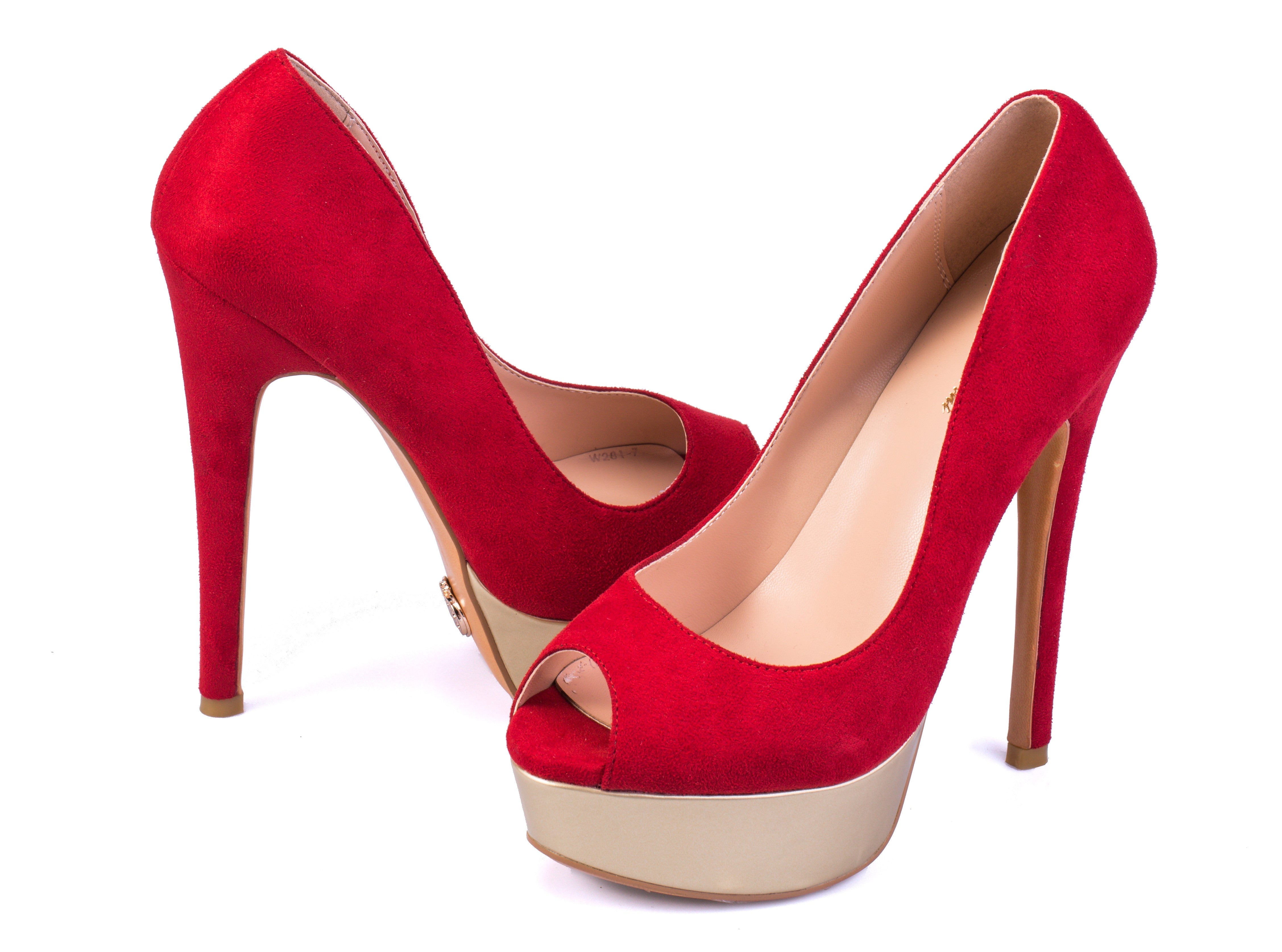 Danielle - Peep Toe Pumps with Platform (FINAL SALE)