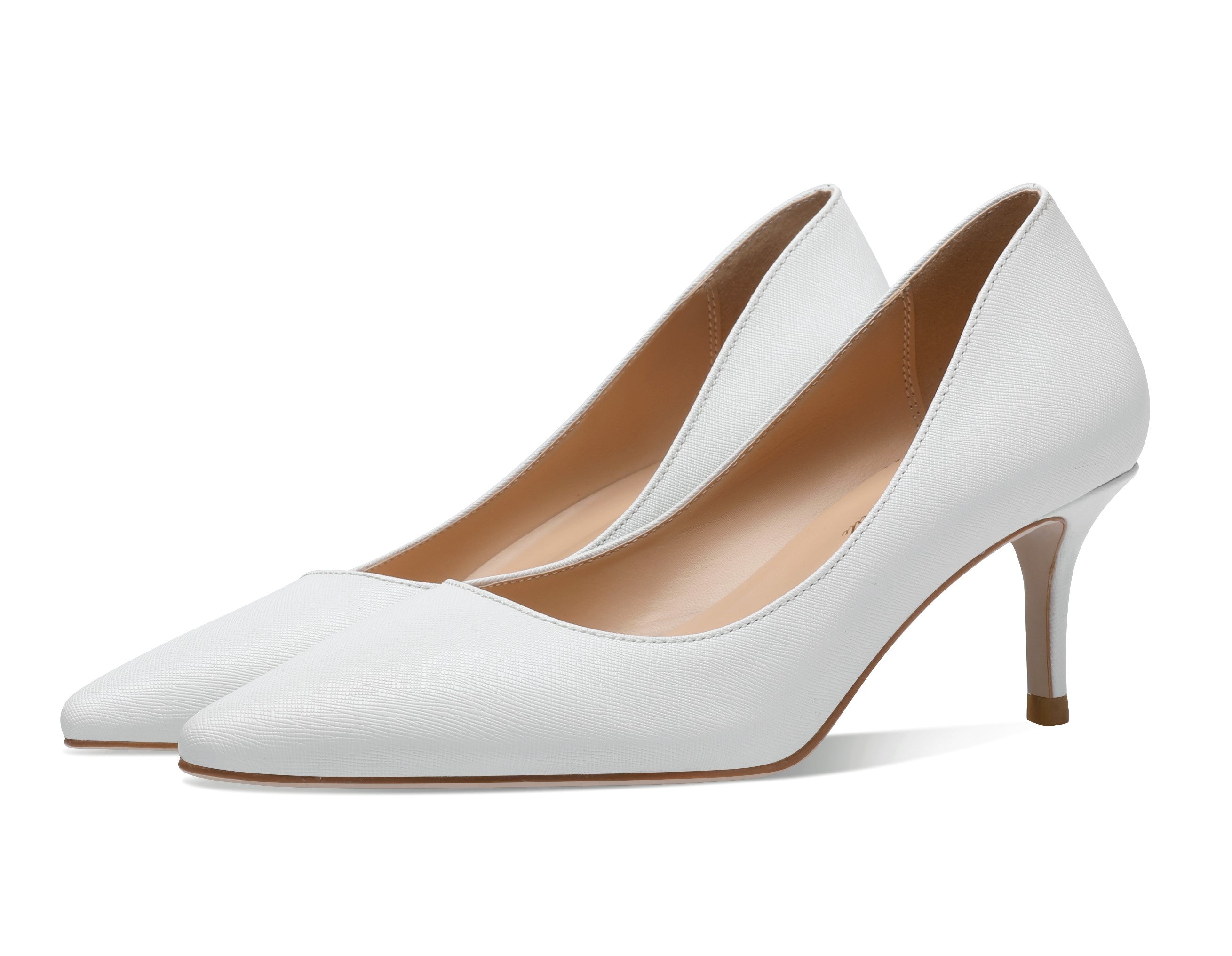 Valerie - Pointed Toe Kitten Heel Pumps (FINAL SALE)