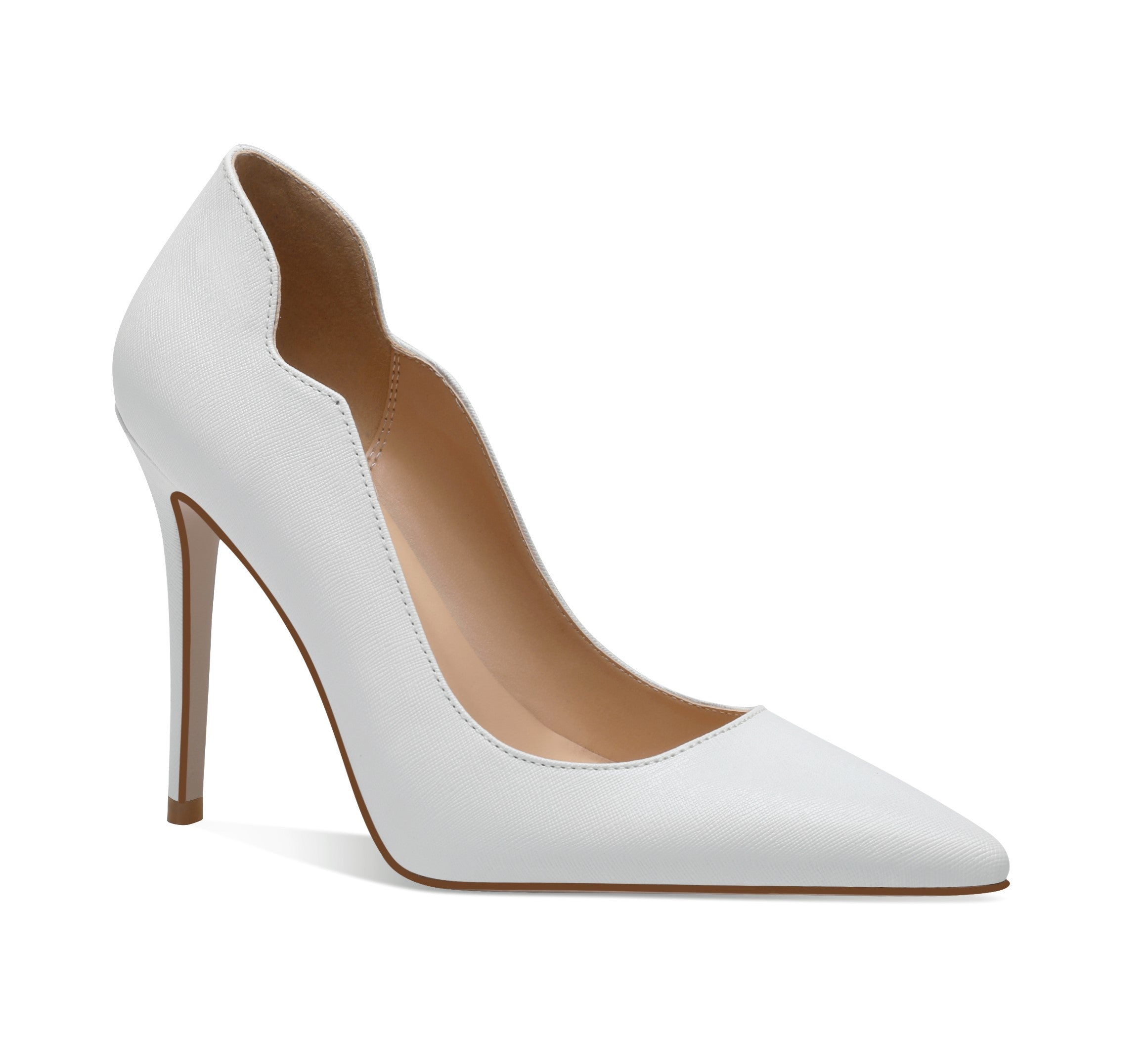 Lavinia - Pointed Toe Slip on Pumps with 4" Heels (FINAL SALE)